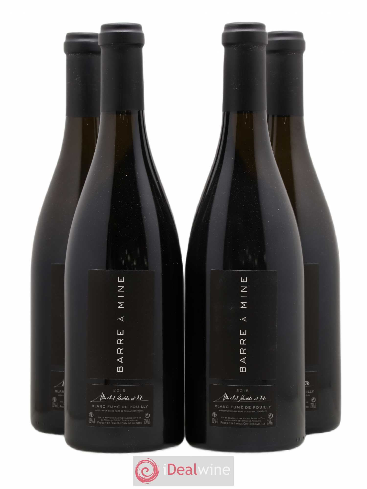 Pouilly-Fumé Barre à Mine Michel Redde & Fils 2018 - Lot de 4 bouteilles - 1