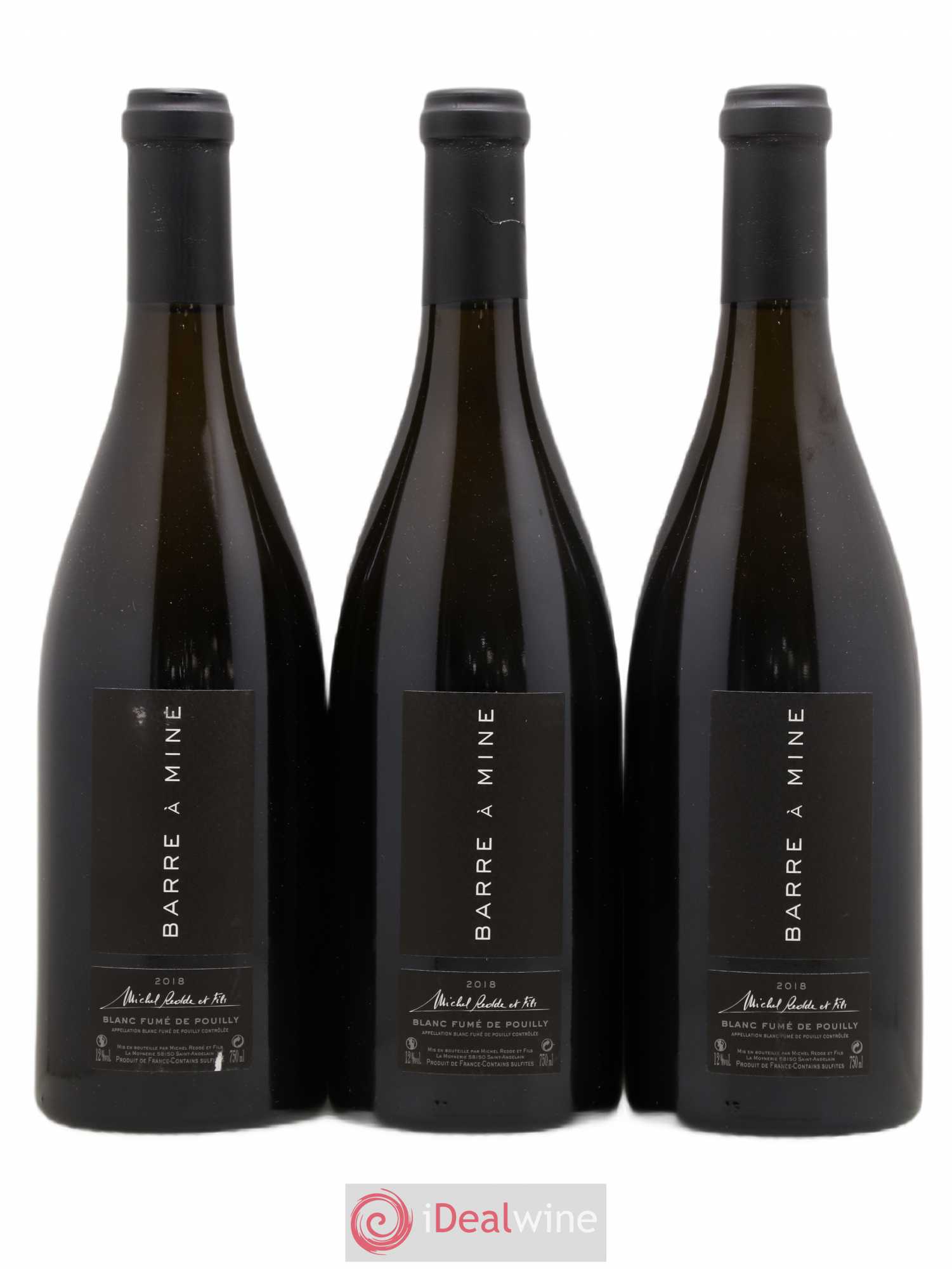 Pouilly-Fumé Barre à Mine Michel Redde & Fils 2018 - Lot de 3 bouteilles - 1