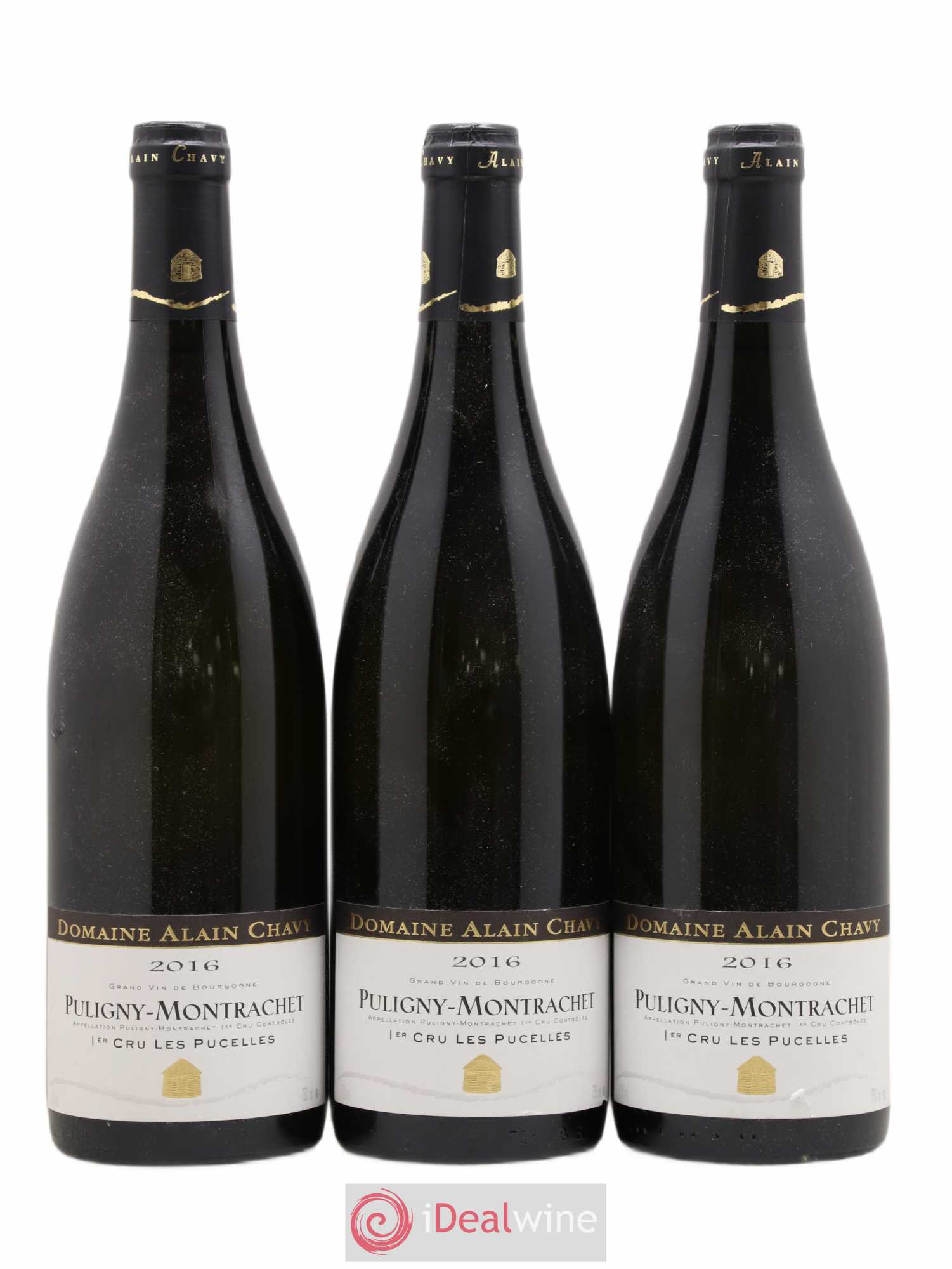 Puligny-Montrachet 1er Cru Les Pucelles Alain Chavy 2016 - Lot de 3 bouteilles - 0