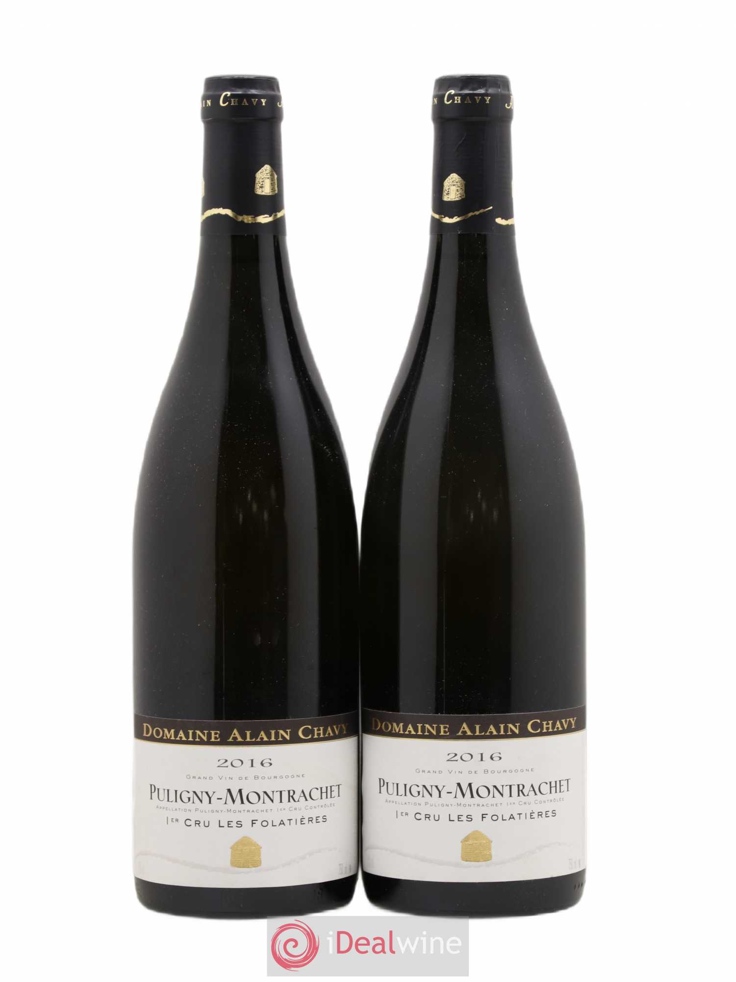 Puligny-Montrachet 1er Cru Les Folatières Alain Chavy 2016 - Posten von 2 Flaschen - 0