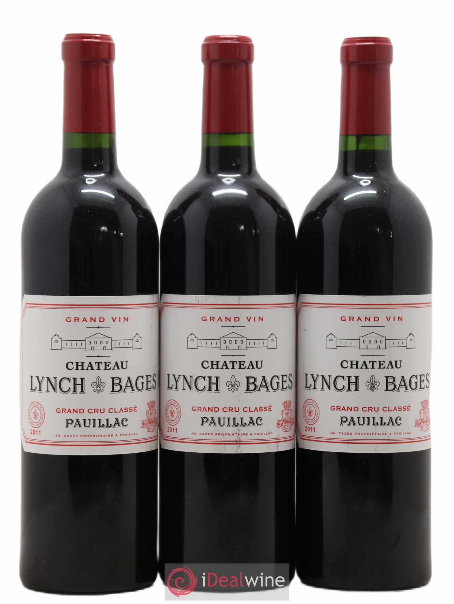 Château Lynch Bages 5ème Grand Cru Classé 2011 - Lot de 3 bouteilles - 0