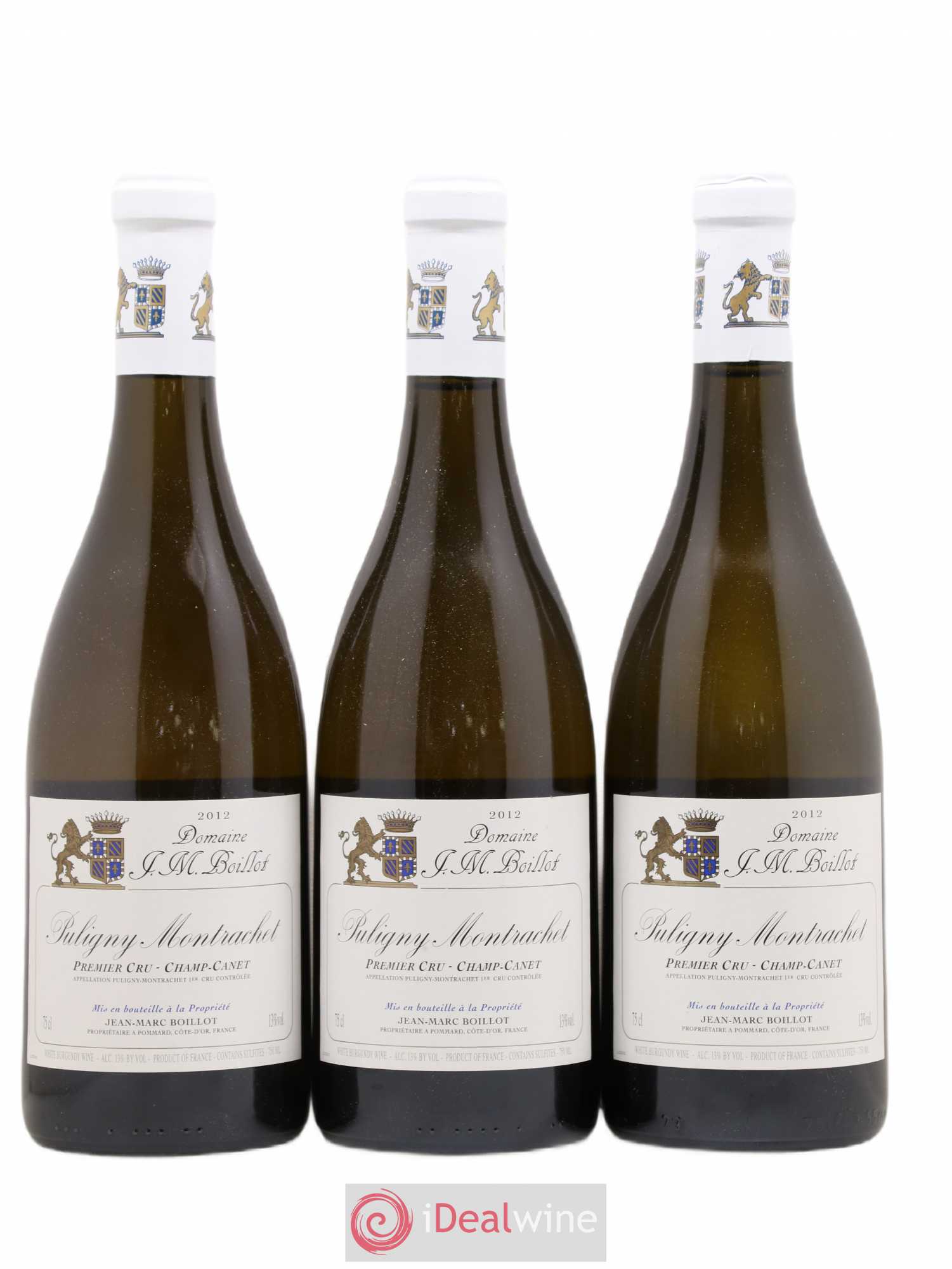 Puligny-Montrachet 1er Cru Champ-Canet Jean-Marc Boillot Champ Canet Jean Marc Boillot 2012 - Posten von 3 Flaschen - 0