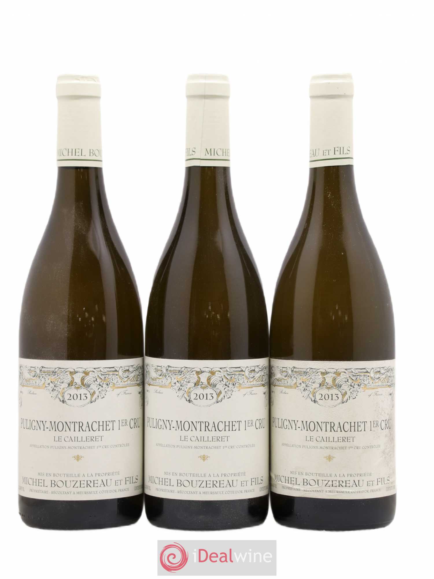 Puligny-Montrachet 1er Cru Le Cailleret Michel Bouzereau et Fils (Domaine) 2013 - Lot de 3 bouteilles - 0