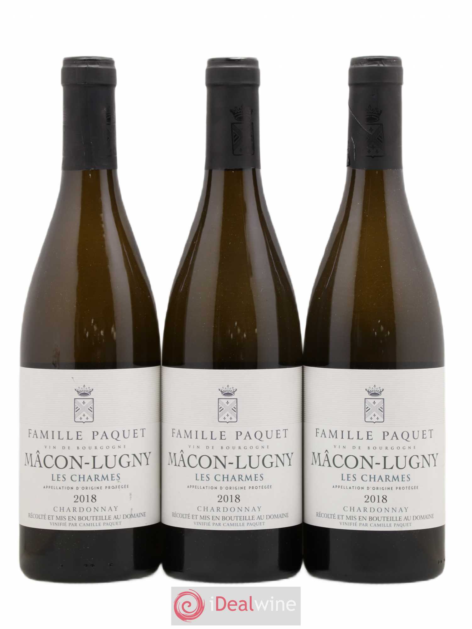 Mâcon Lugny Paquet Les Charmes 2018 - Posten von 3 Flaschen - 0
