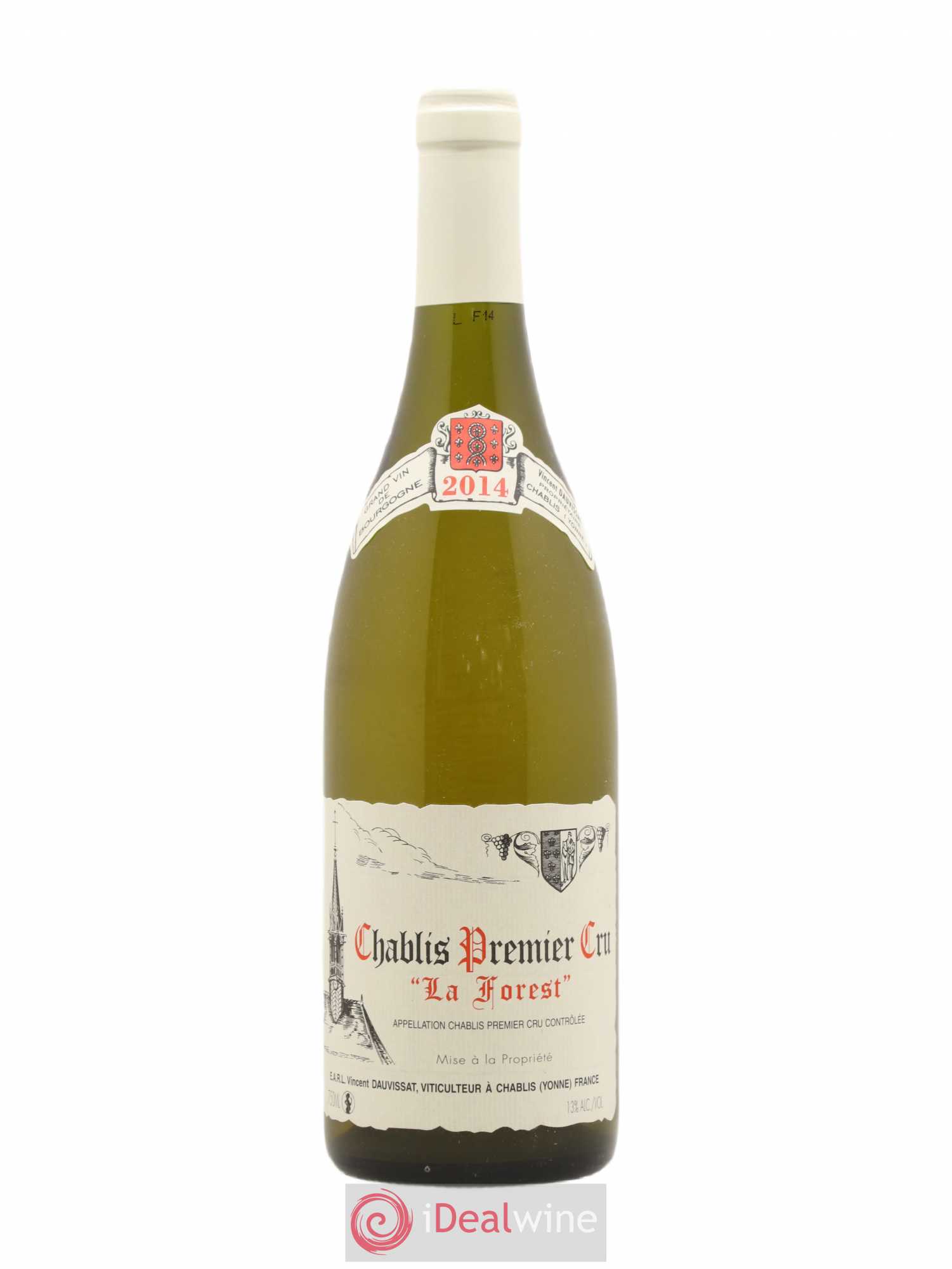 Chablis 1er Cru La Forest Vincent Dauvissat (Domaine) 2014 - Lot de 1 bouteille - 0