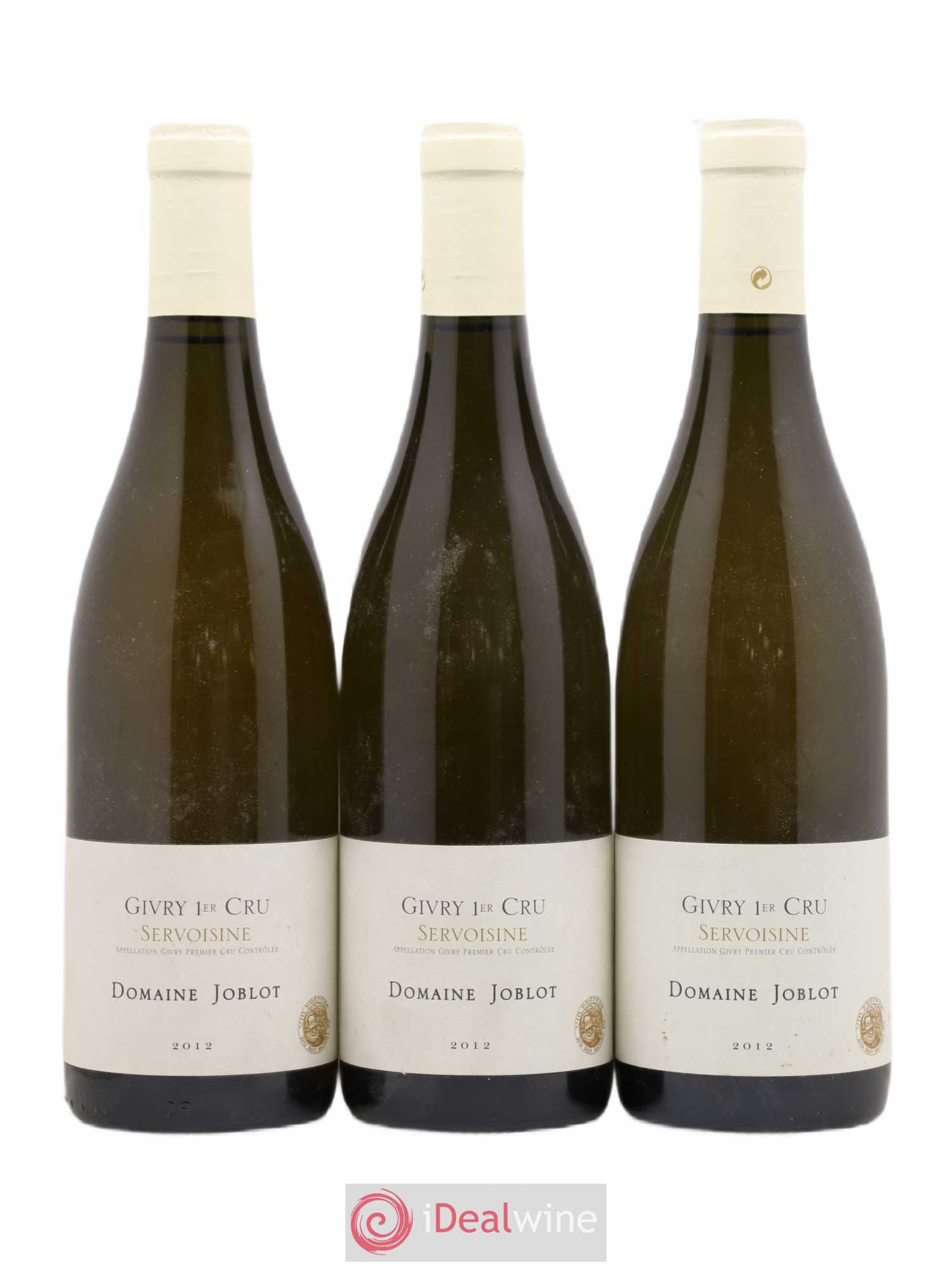 Givry 1er Cru Servoisine Joblot (Domaine) Servoisine Joblot 2012 - Lotto di 3 bottiglie - 0