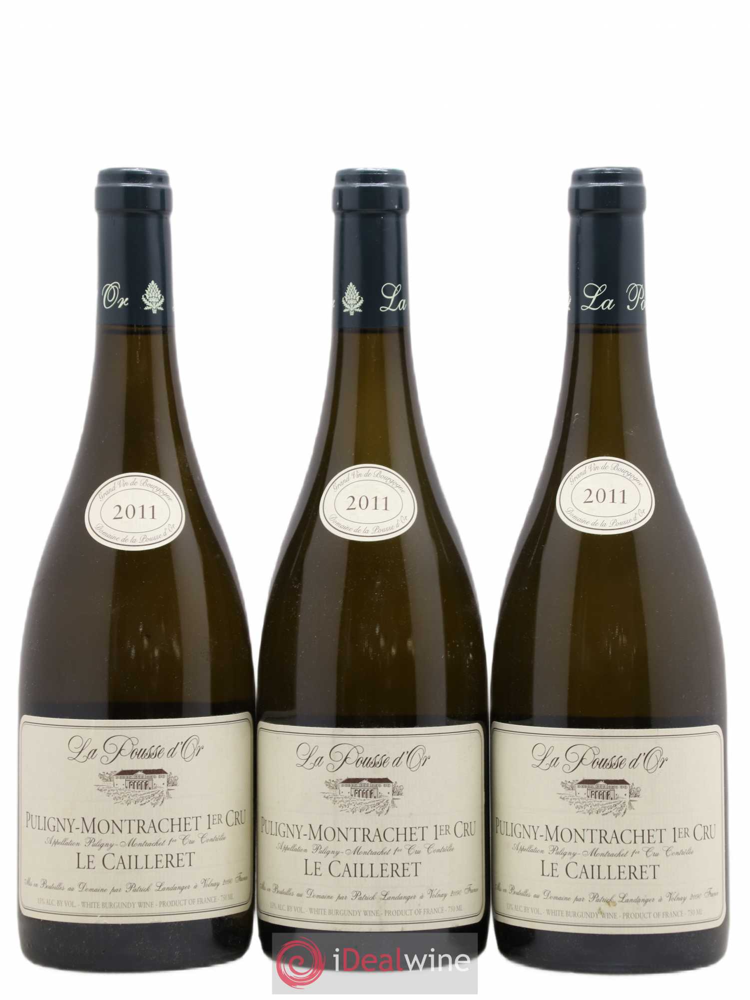 Puligny-Montrachet 1er Cru Le Cailleret La Pousse d'Or (Domaine de) 2011 - Lot de 3 bouteilles - 0