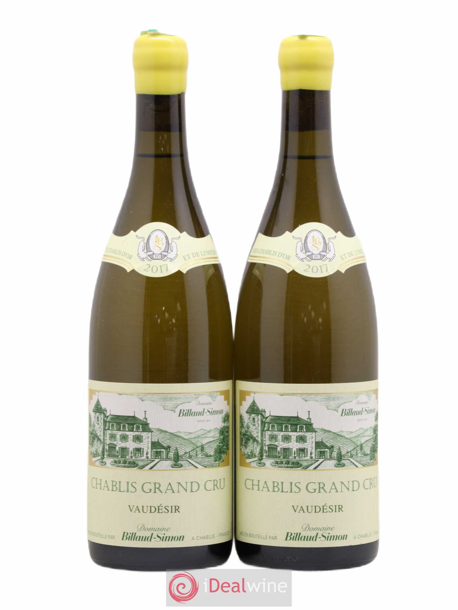 Chablis Grand Cru Vaudésir Billaud-Simon (Domaine) 2017 - Lot de 2 bouteilles - 0