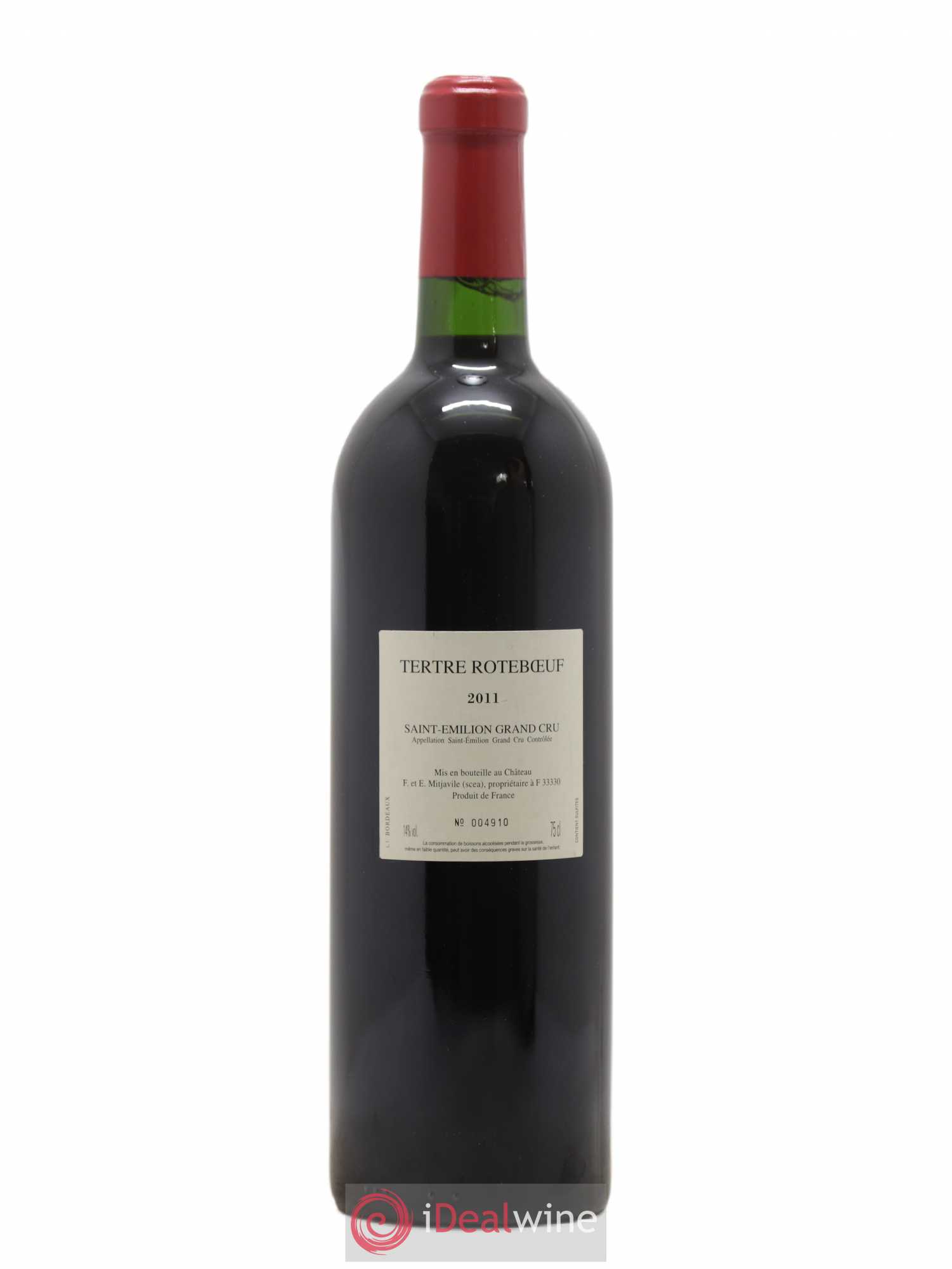 Château Tertre Roteboeuf 2011 - Lot de 1 bouteille - 1