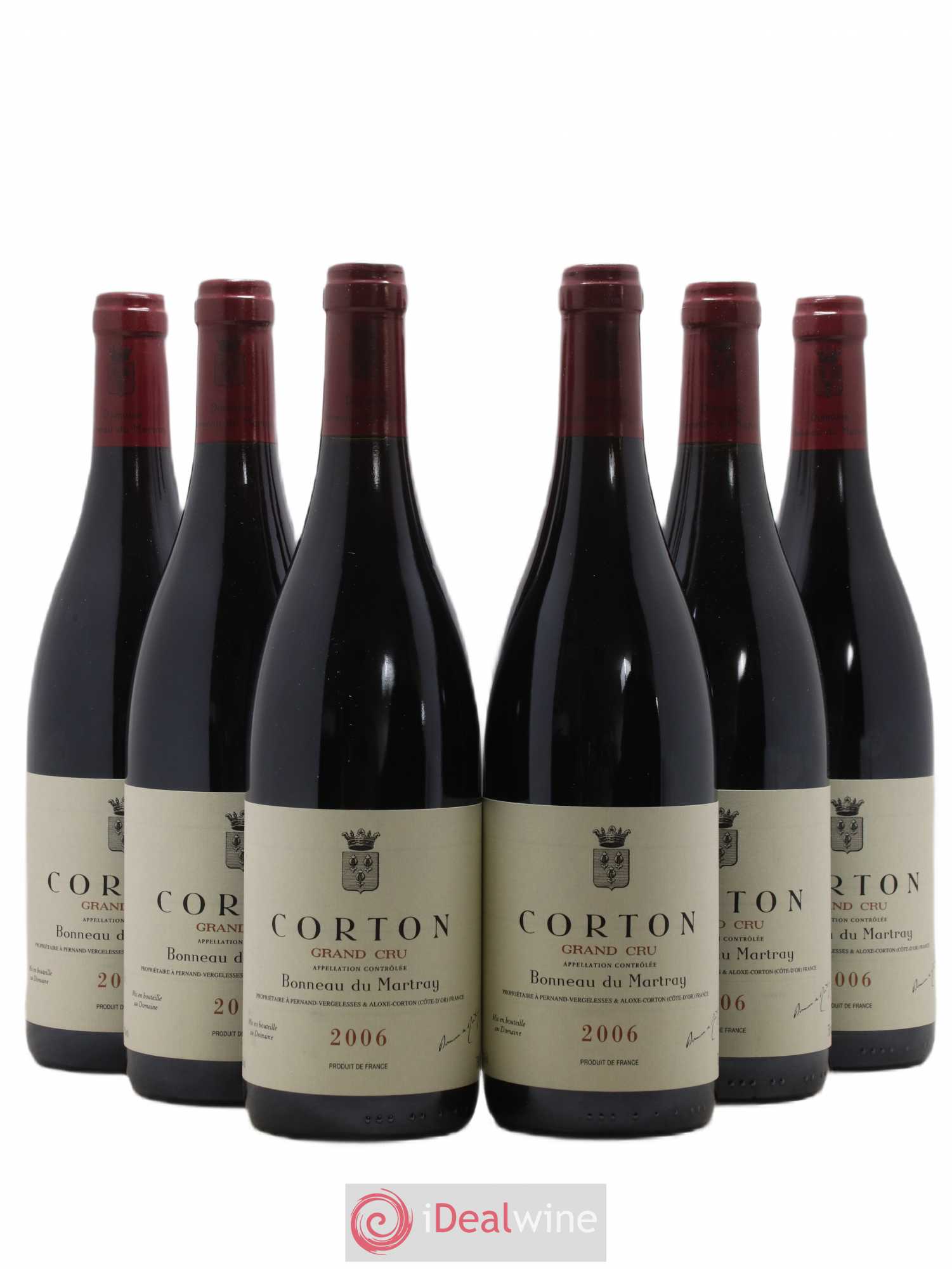 Corton Grand Cru Bonneau du Martray (Domaine) 2006 - Lot de 6 bouteilles - 0