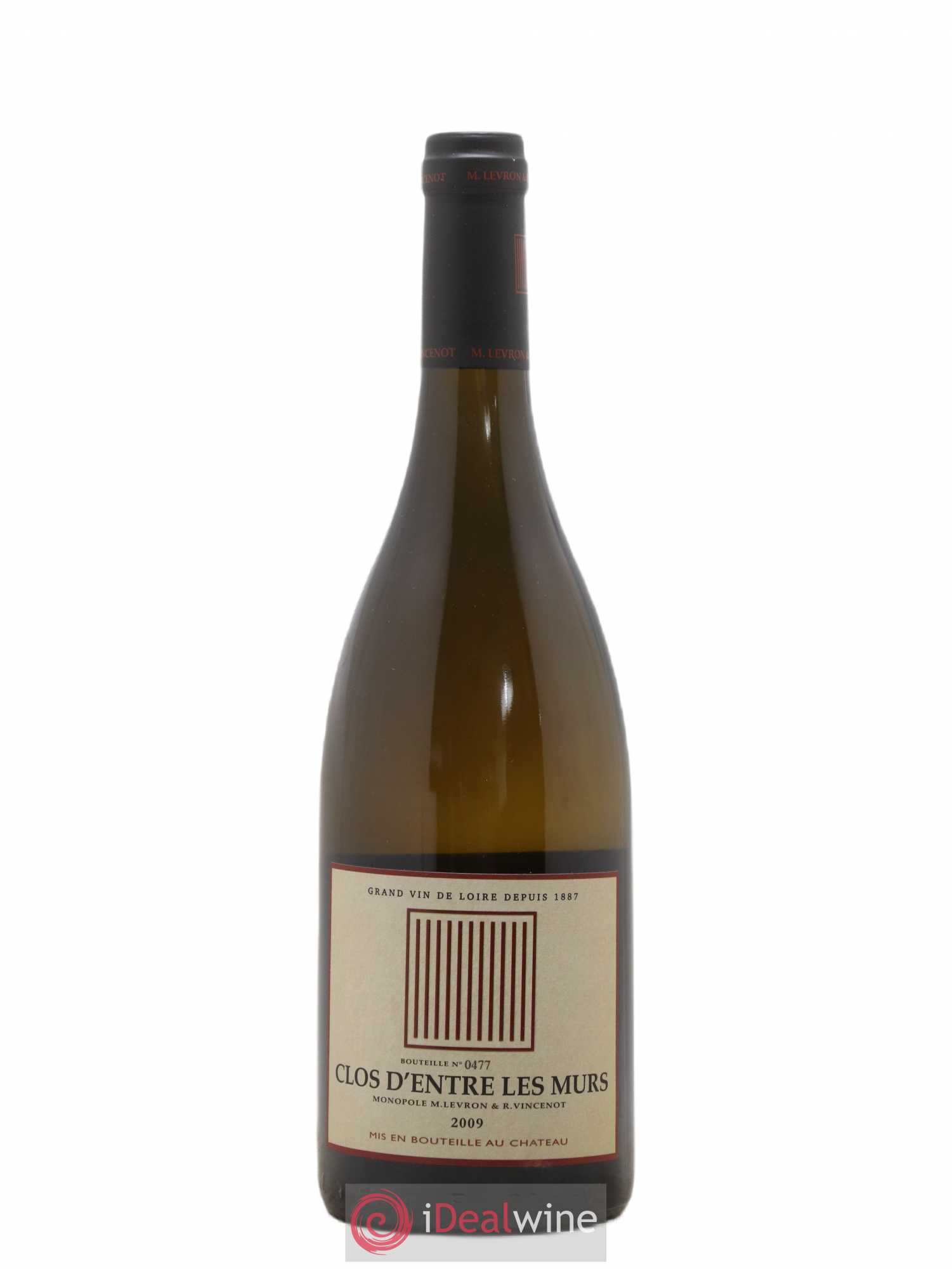 Saumur Clos d'Entre Les Murs Château de Parnay 2009 - Posten von 1 Flasche - 0