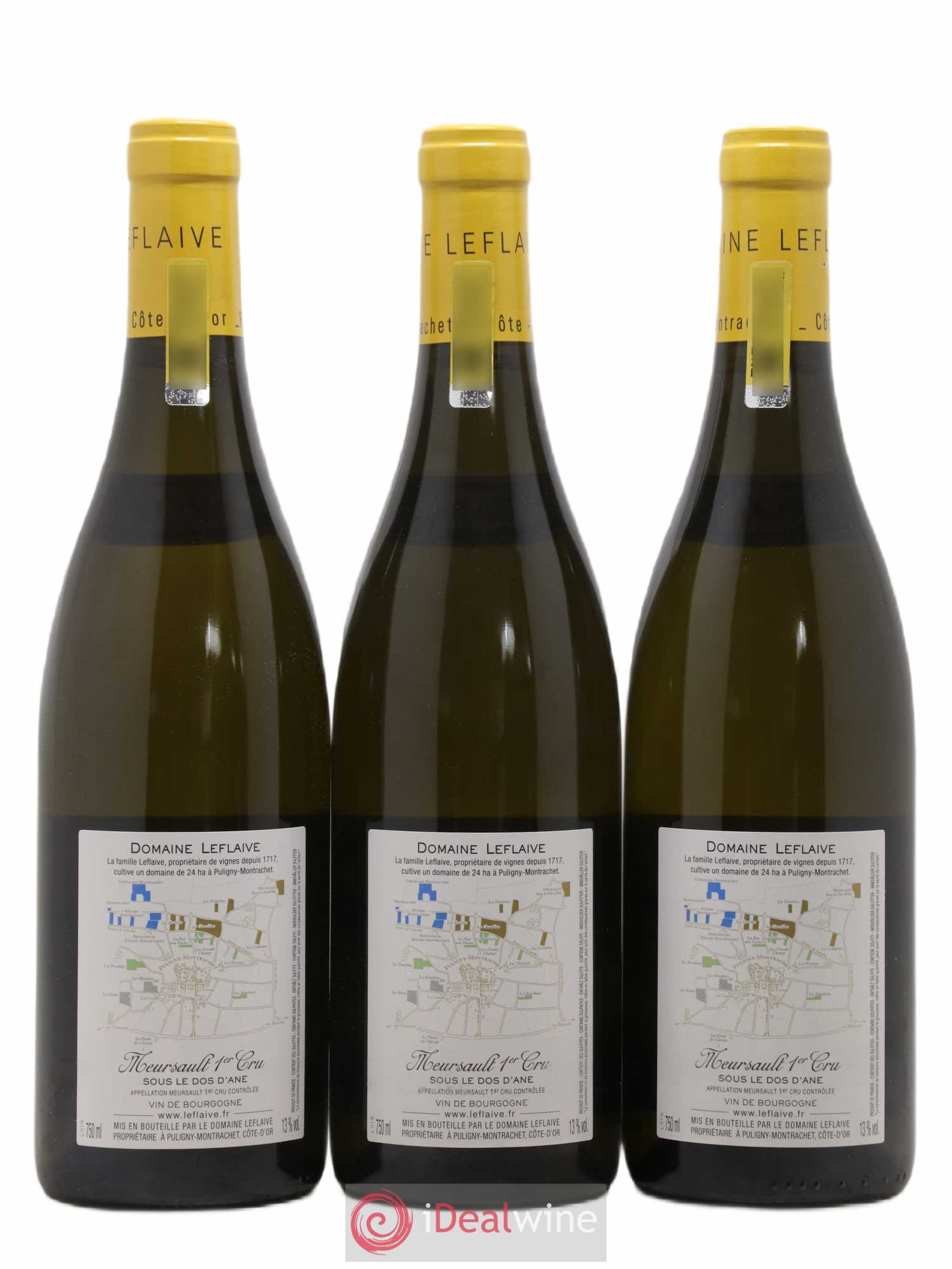 Meursault 1er Cru Sous le Dos d'Ane Leflaive (Domaine) 2015 - Lot de 3 bouteilles - 1
