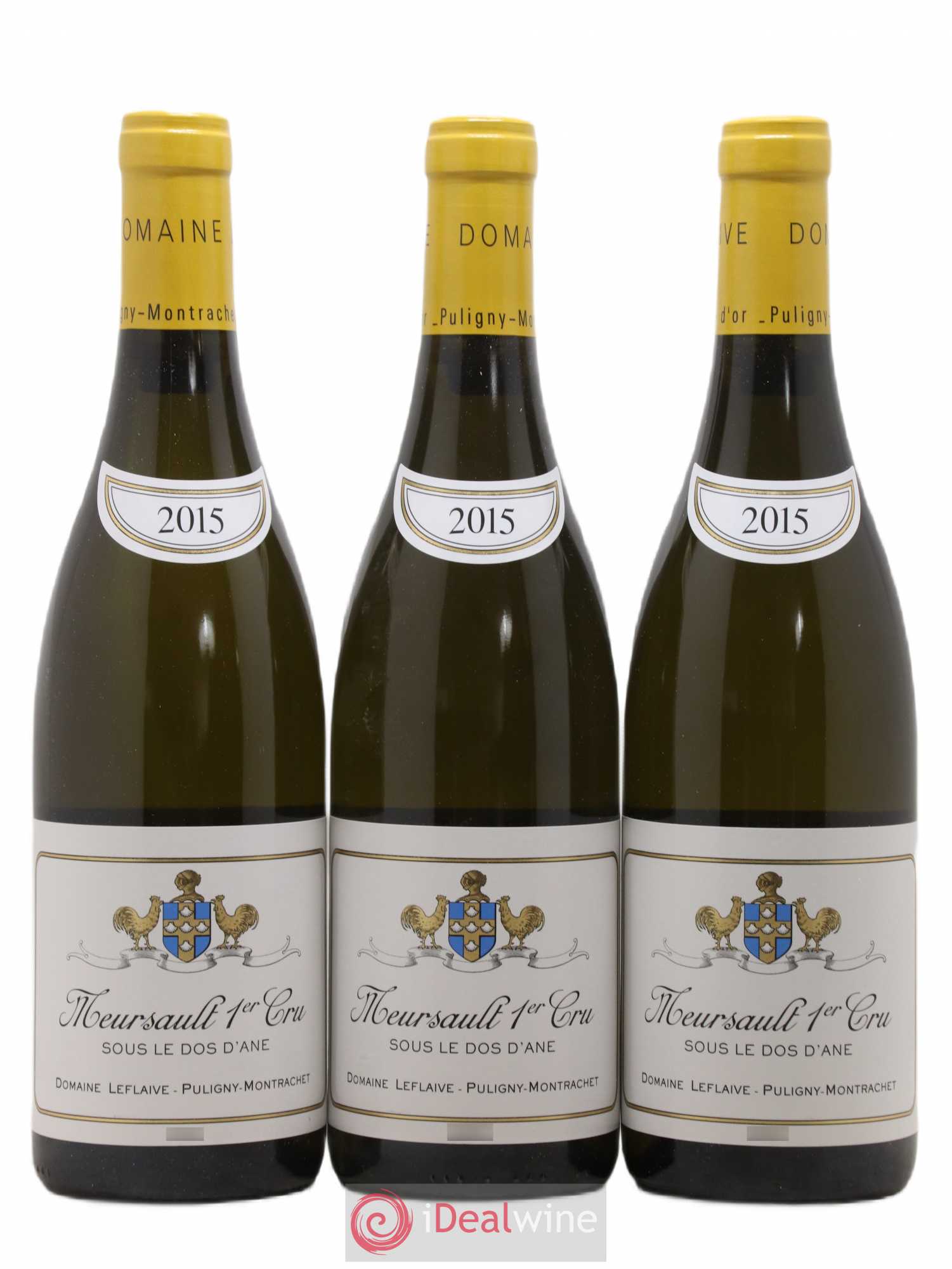 Meursault 1er Cru Sous le Dos d'Ane Leflaive (Domaine) 2015 - Lot de 3 bouteilles - 0