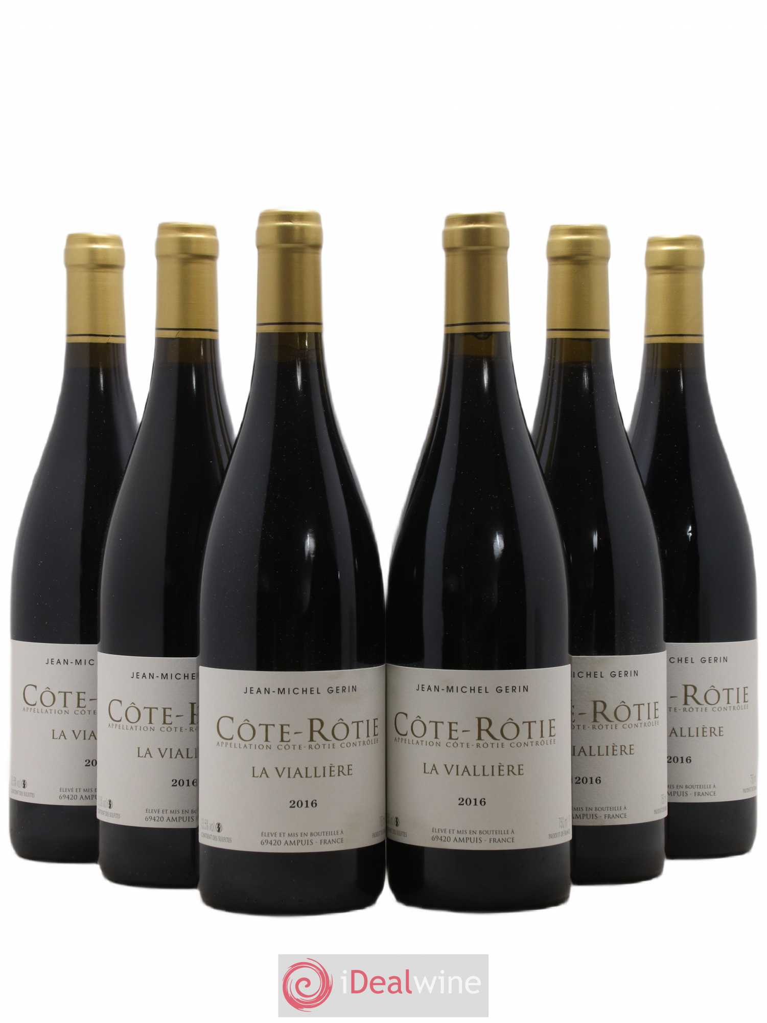 Côte-Rôtie La Viallière Jean-Michel Gerin 2016 - Lot de 6 bouteilles - 0