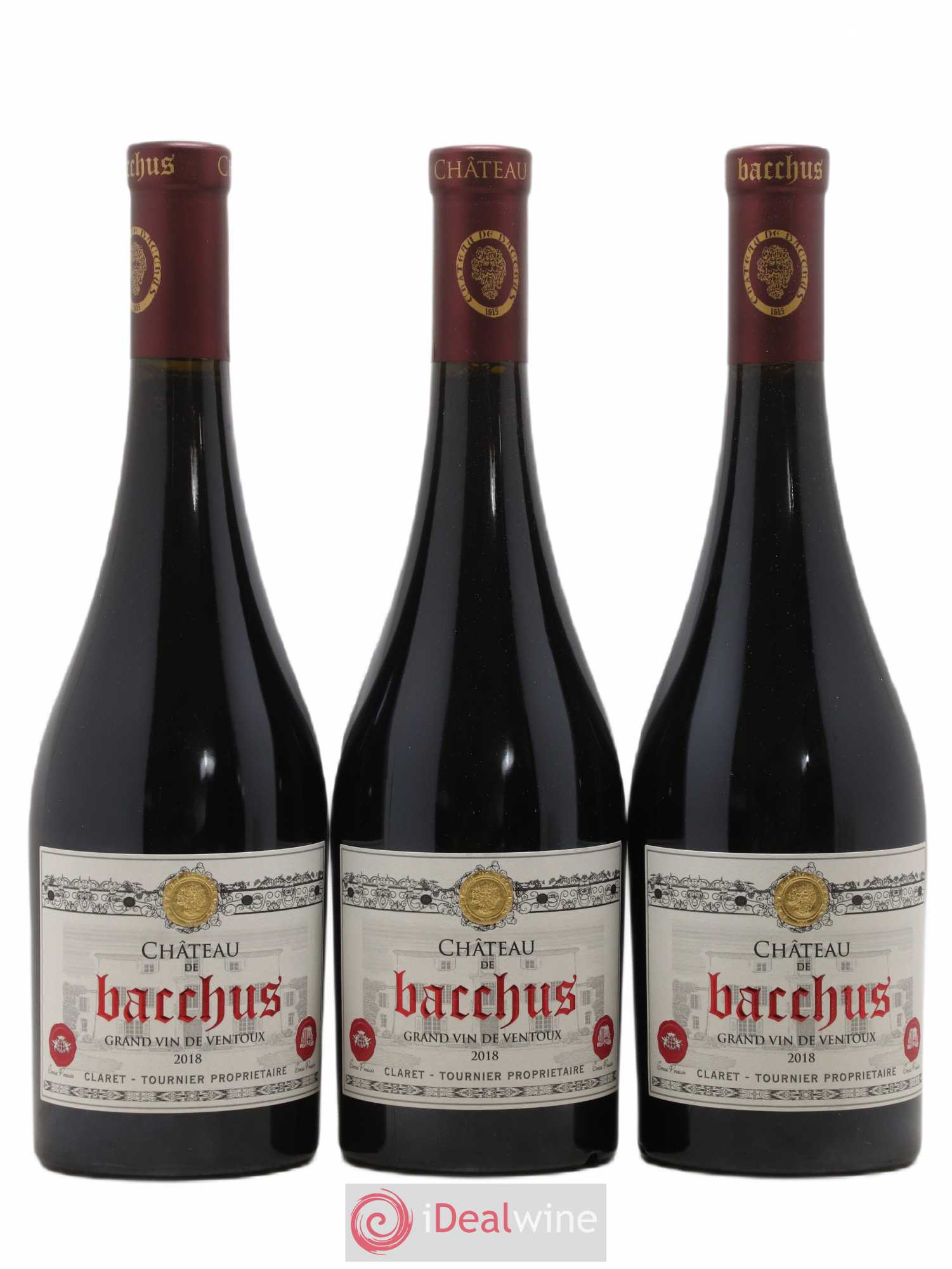 Ventoux Château de Bacchus 2018 - Posten von 6 Flaschen - 1