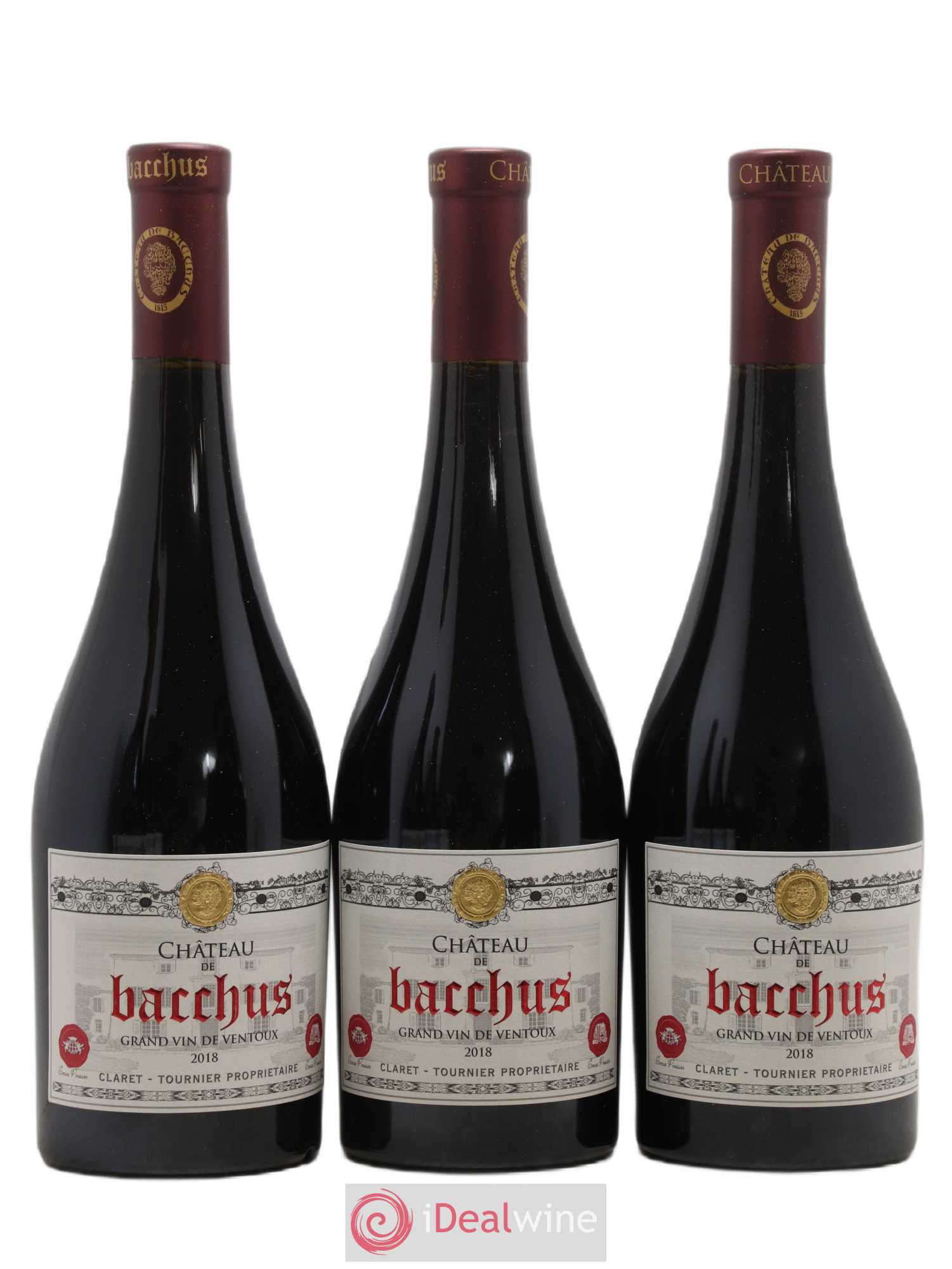 Ventoux Château de Bacchus 2018 - Posten von 6 Flaschen - 2