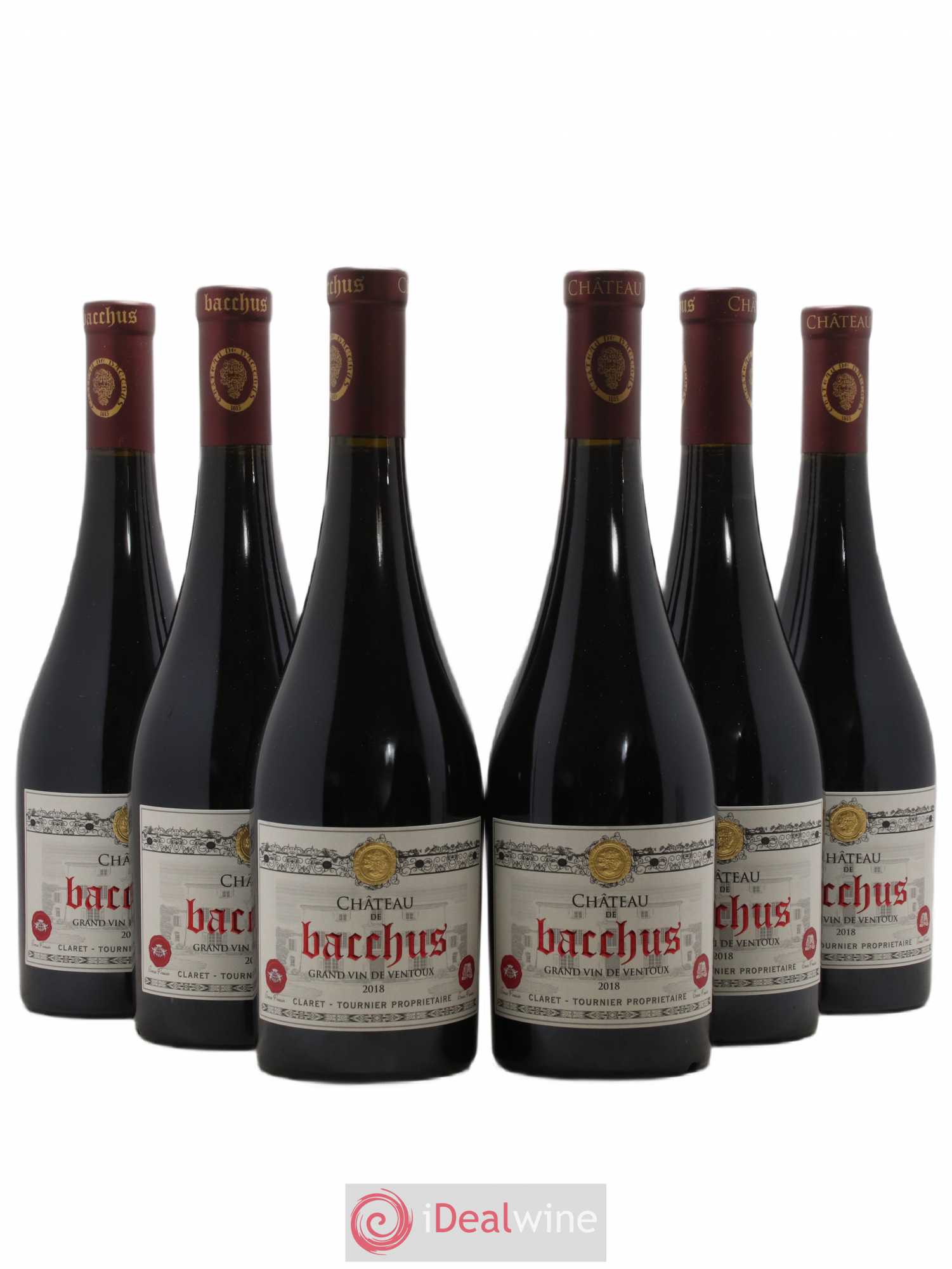 Ventoux Château de Bacchus 2018 - Posten von 6 Flaschen - 0