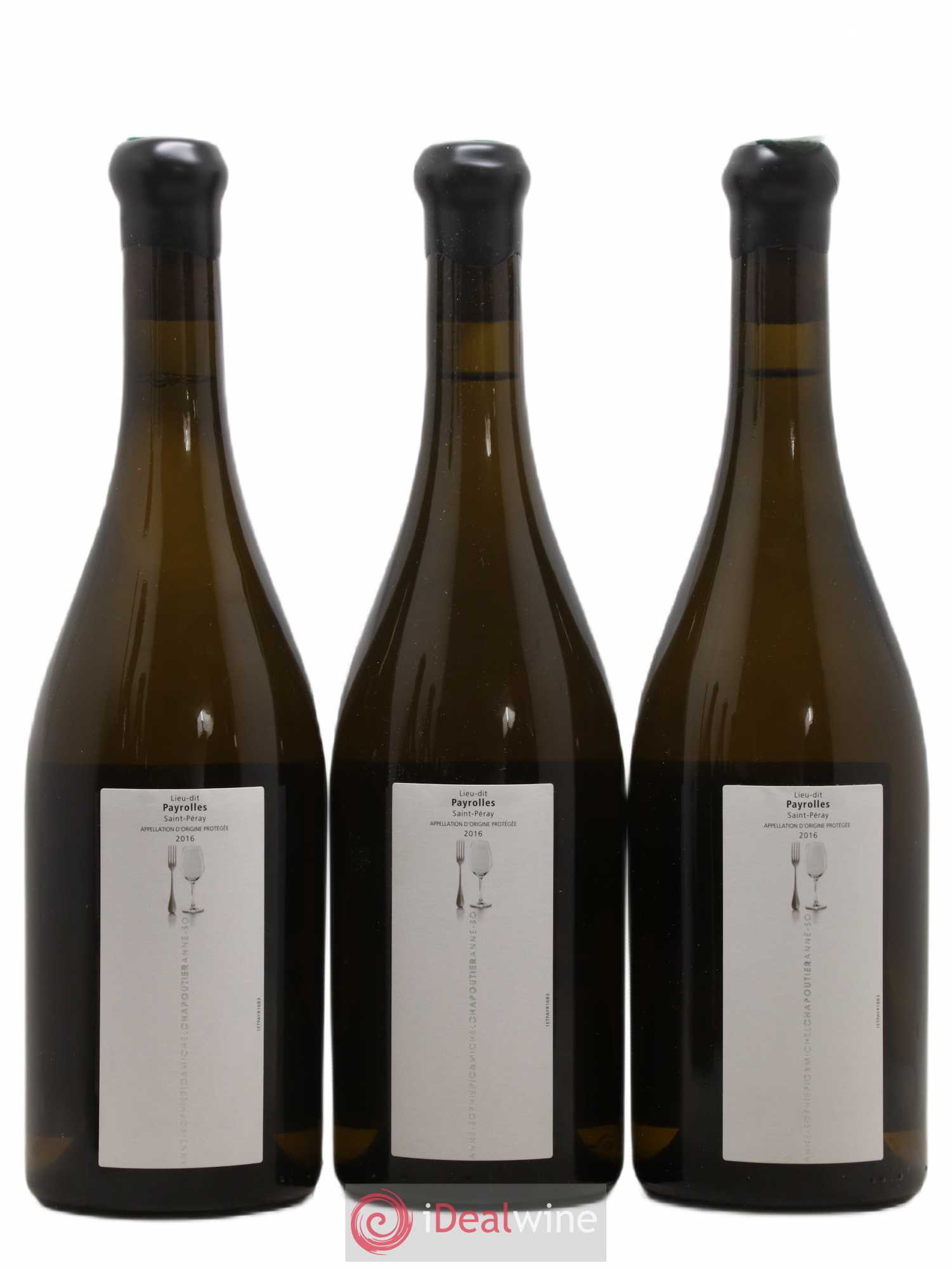 Saint-Péray Payrolle Chapoutier 2016 - Posten von 6 Flaschen - 1