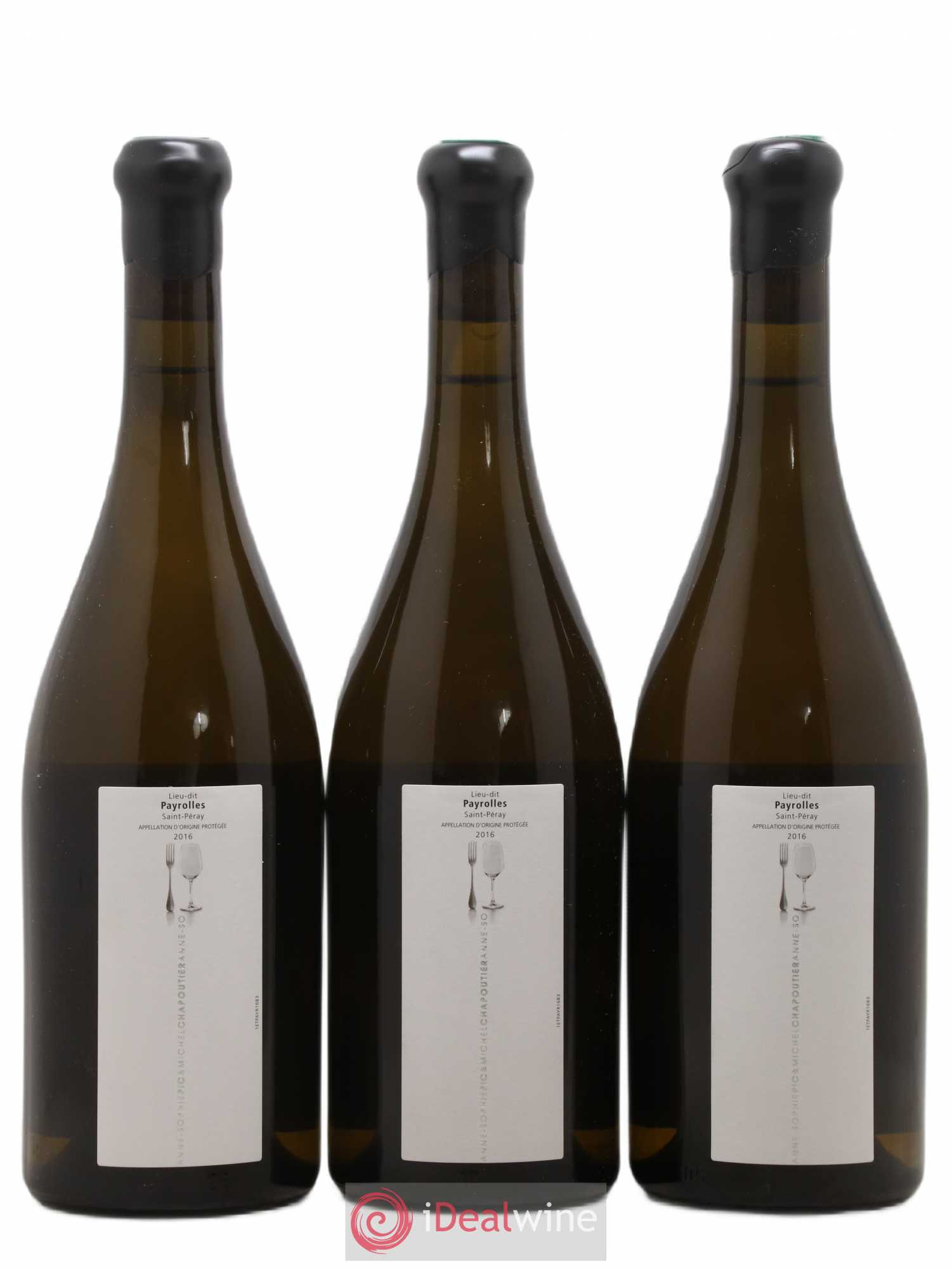 Saint-Péray Payrolle Chapoutier 2016 - Posten von 6 Flaschen - 2