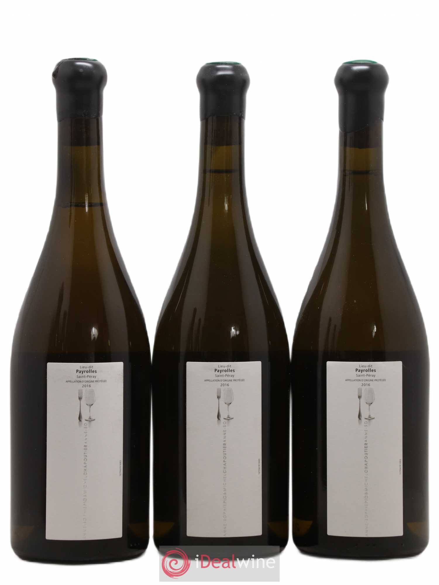 Saint-Péray Payrolle Chapoutier 2016 - Posten von 6 Flaschen - 1