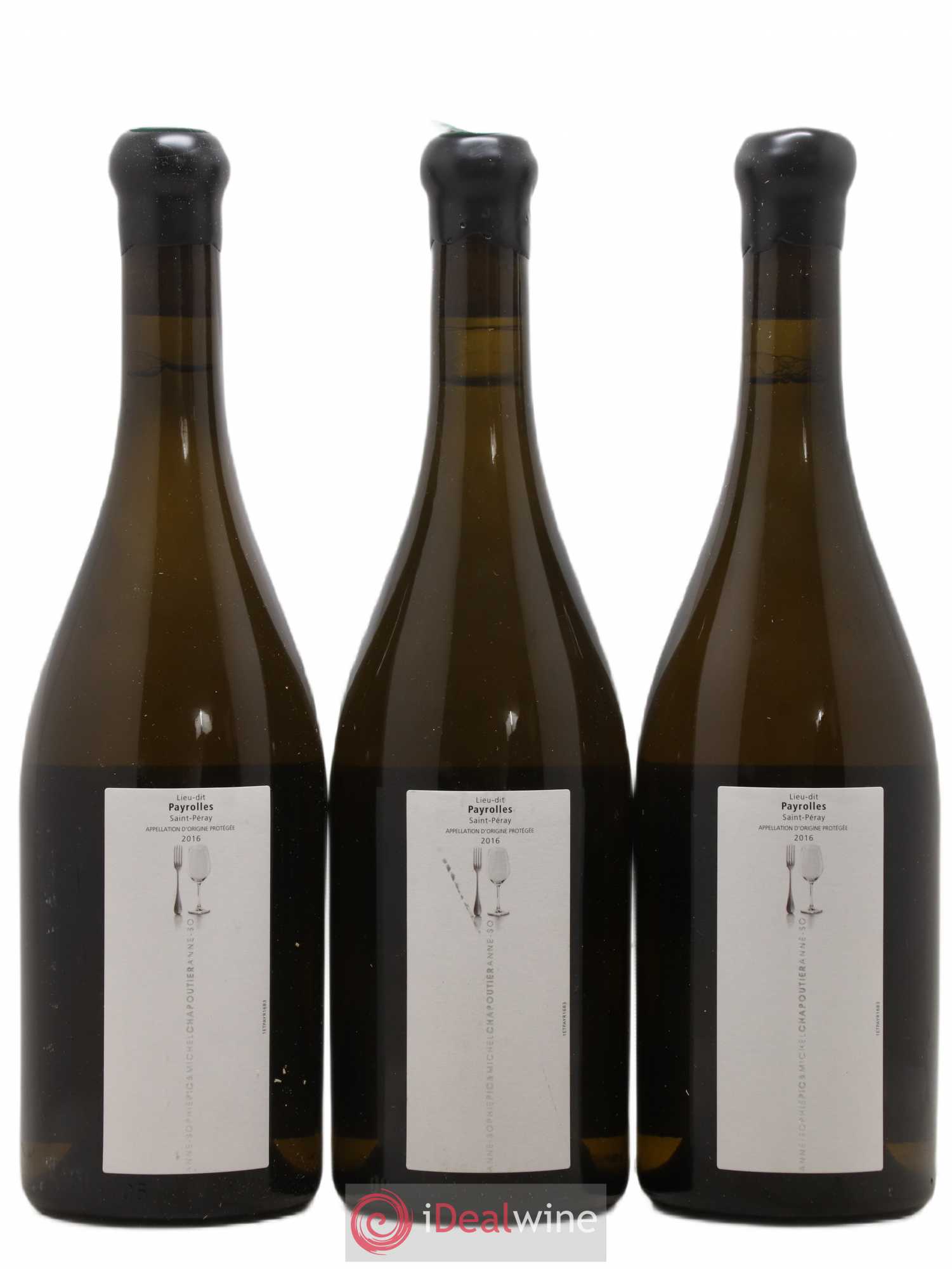 Saint-Péray Payrolle Chapoutier 2016 - Posten von 6 Flaschen - 1
