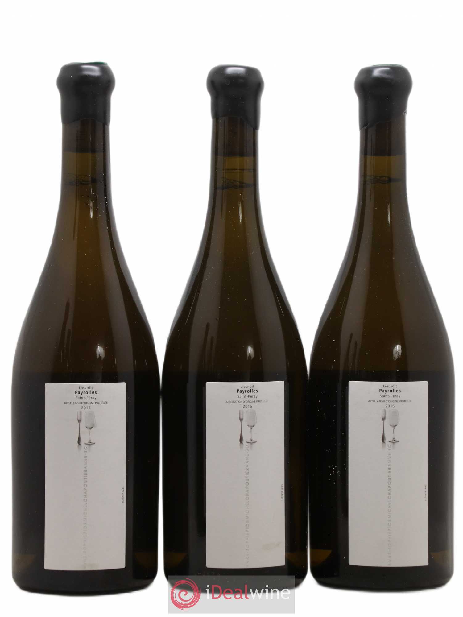Saint-Péray Payrolle Chapoutier 2016 - Posten von 6 Flaschen - 2