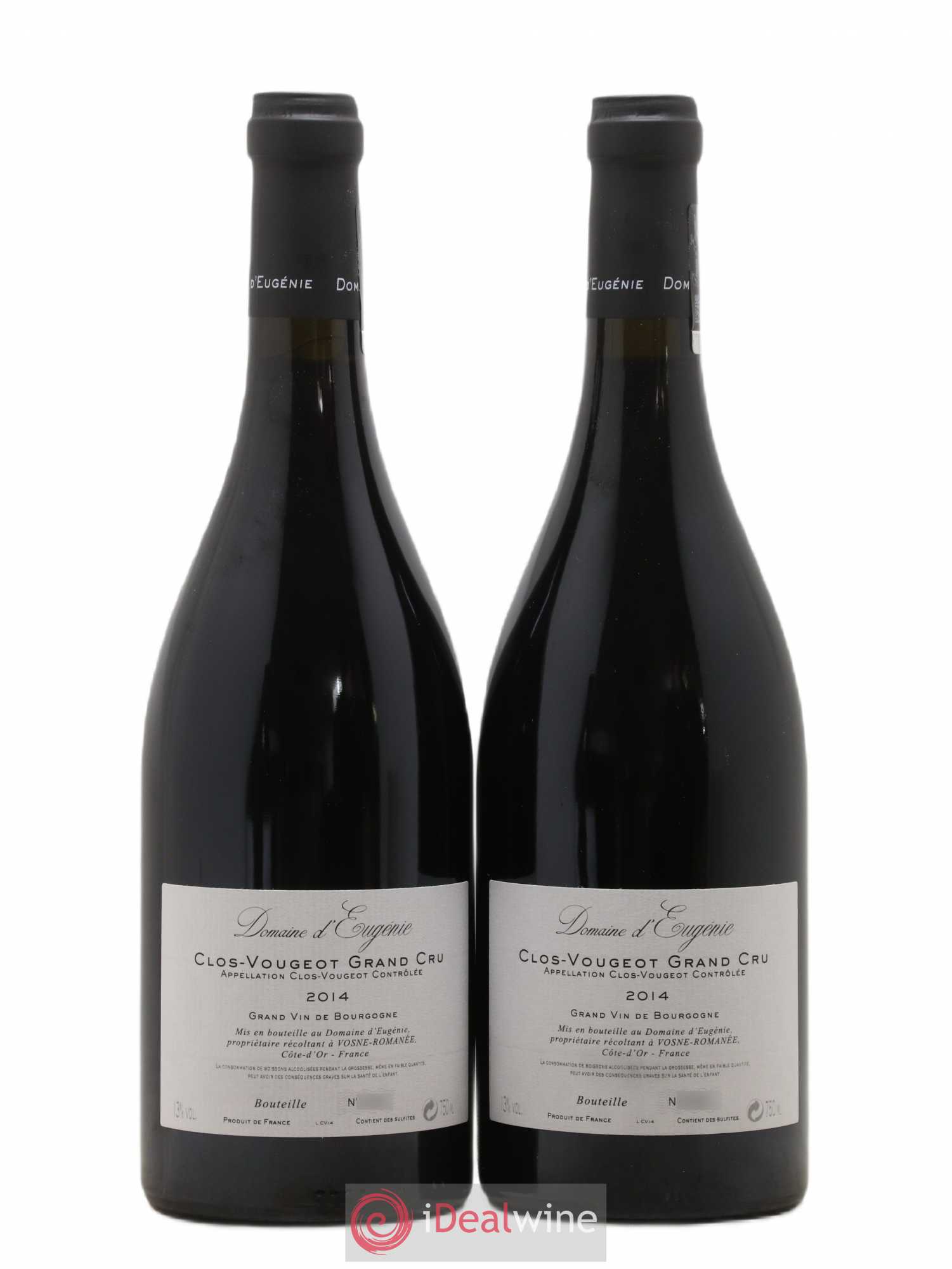 Clos de Vougeot Grand Cru Domaine René Engel - Domaine Eugénie 2014 - Lot de 2 bouteilles - 1