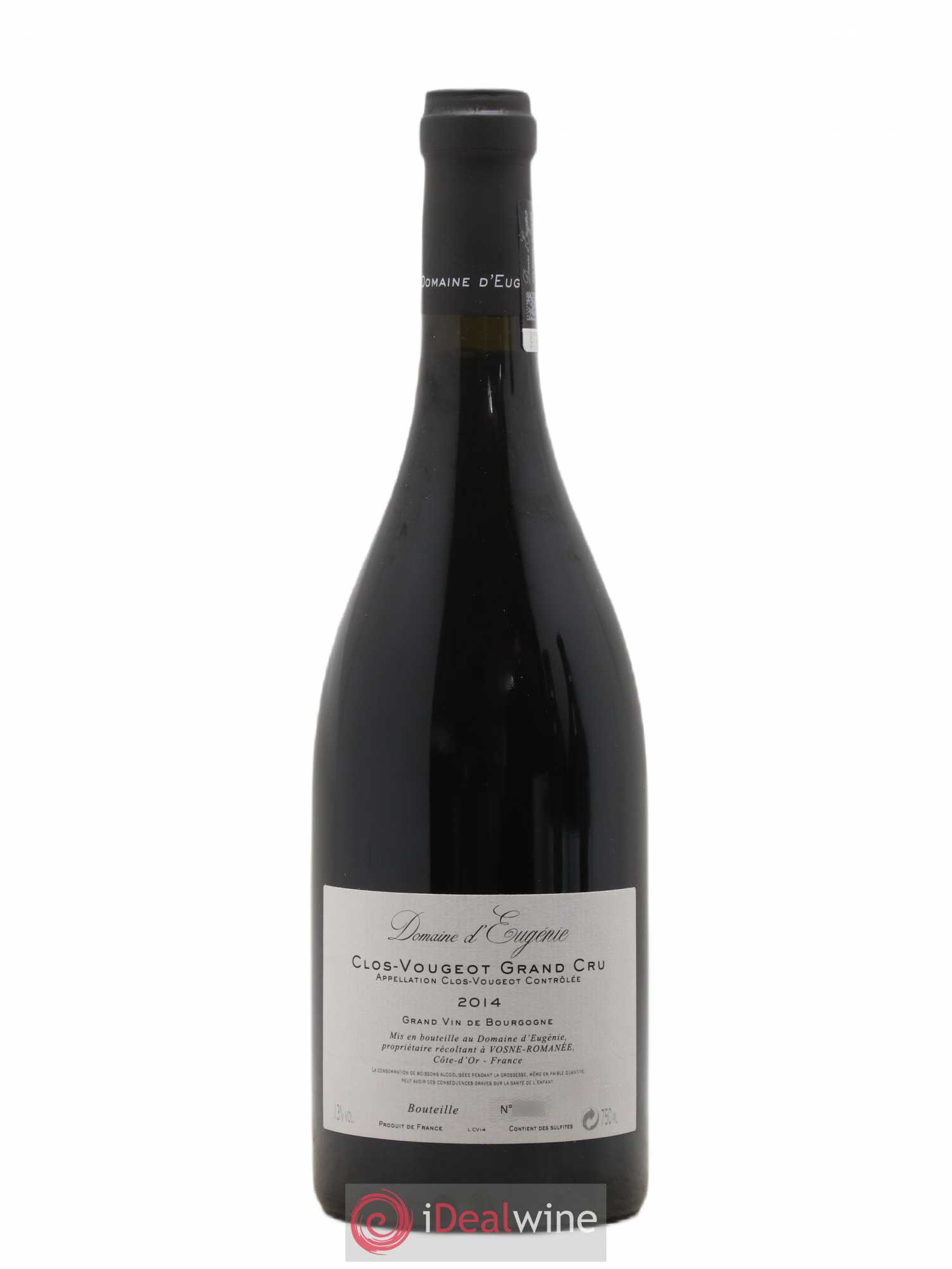 Clos de Vougeot Grand Cru Domaine René Engel - Domaine Eugénie 2014 - Lot de 1 bouteille - 1
