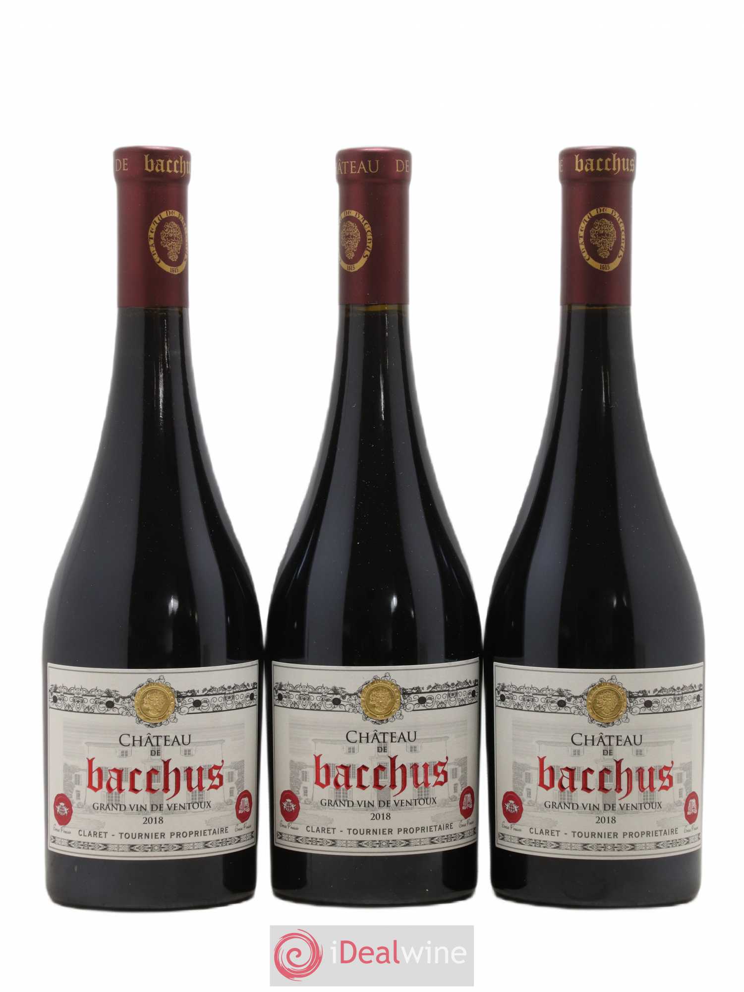 Ventoux Château de Bacchus 2018 - Posten von 6 Flaschen - 1