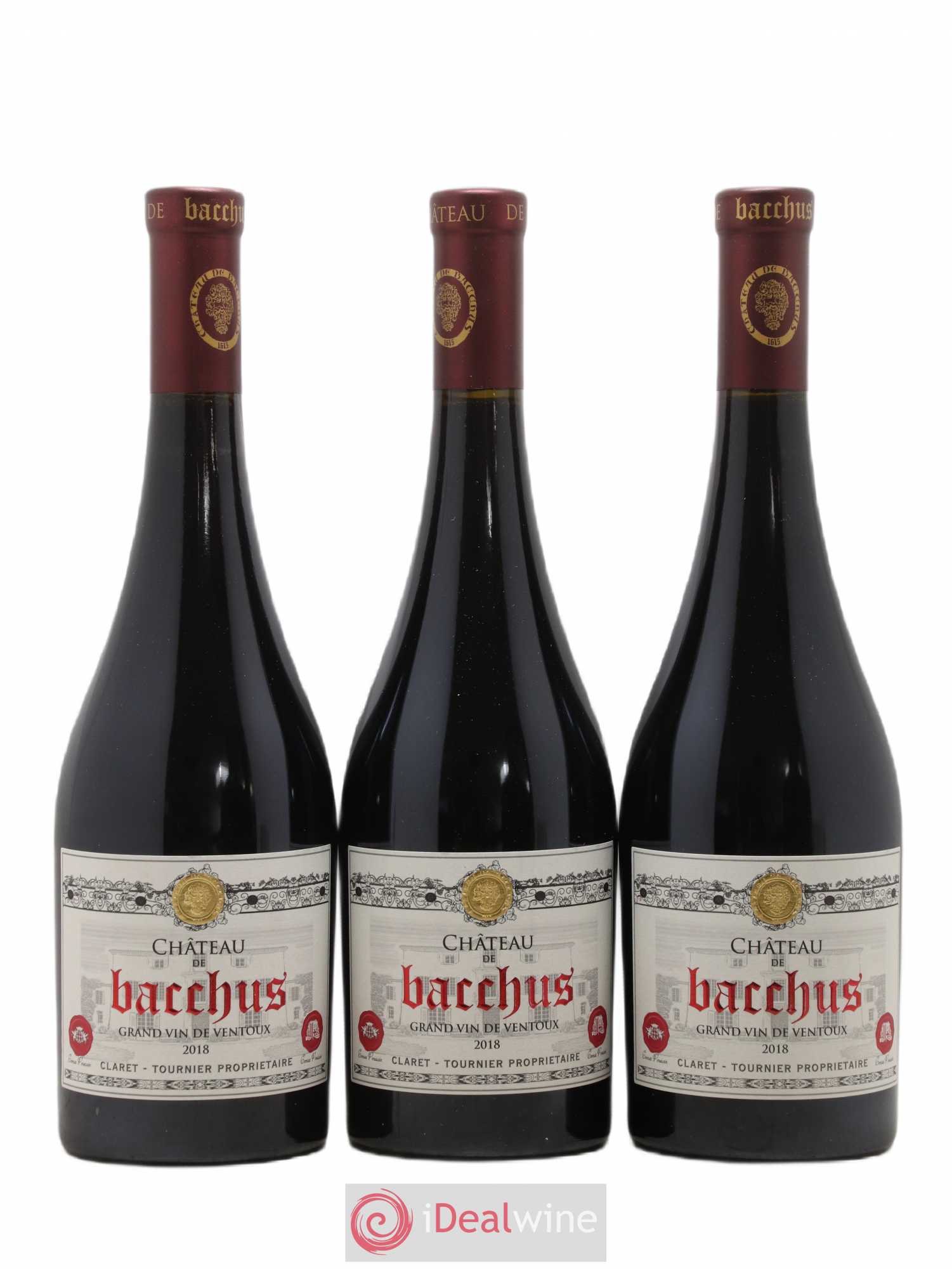 Ventoux Château de Bacchus 2018 - Lot de 6 bouteilles - 2