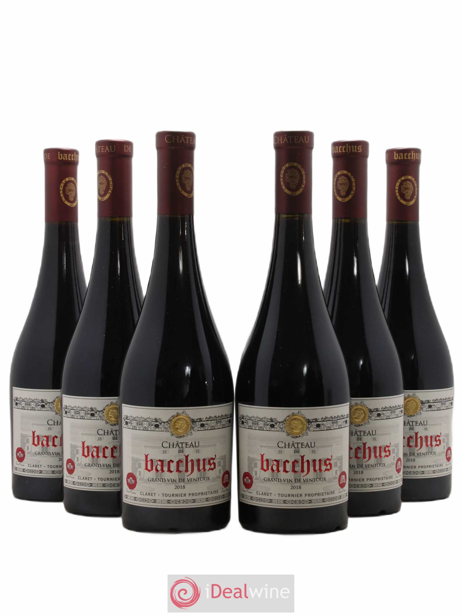 Ventoux Château de Bacchus 2018 - Posten von 6 Flaschen - 0