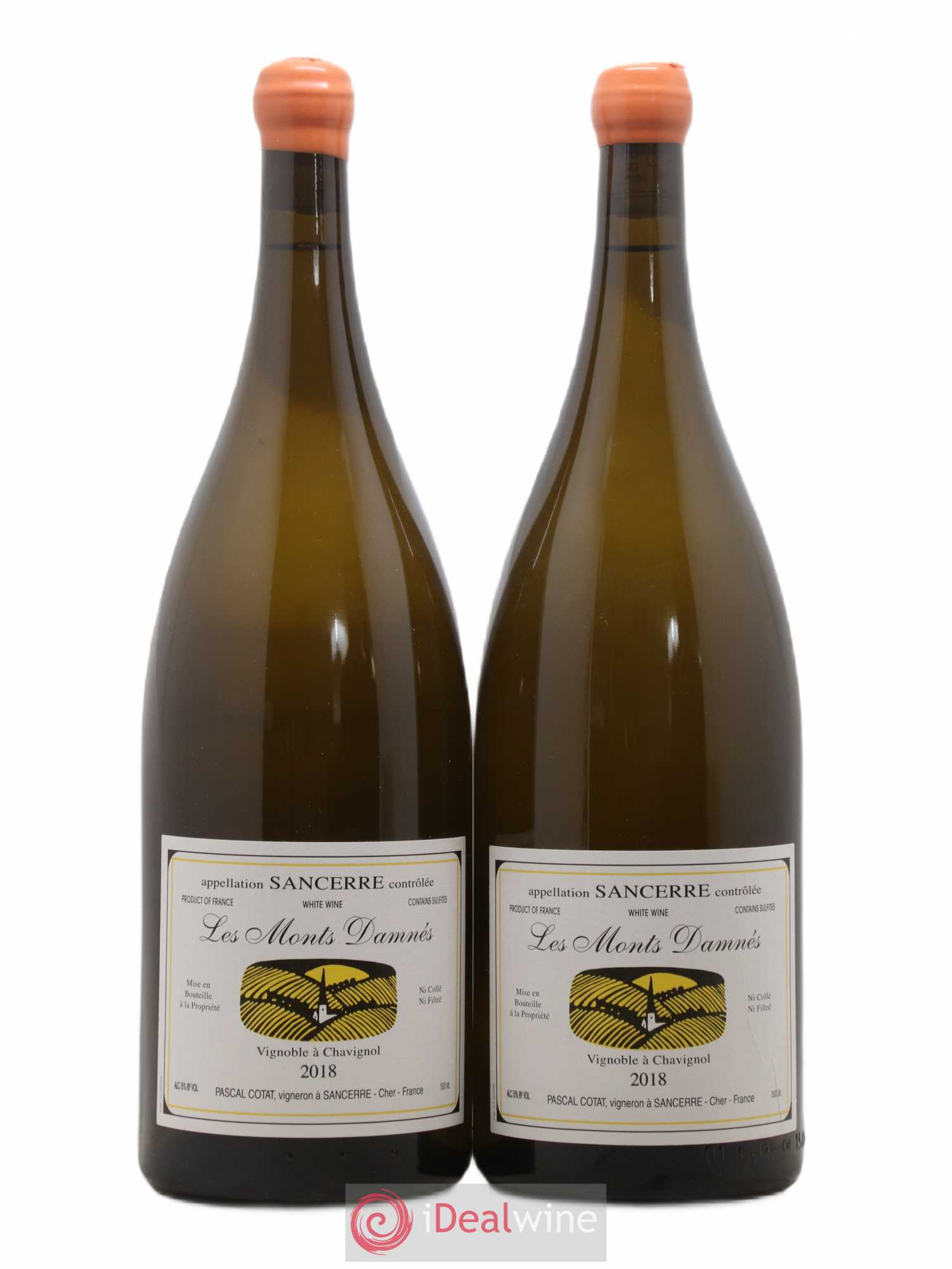 Sancerre Les Monts Damnés Pascal Cotat 2018 - Posten von 2 Magnum - 0