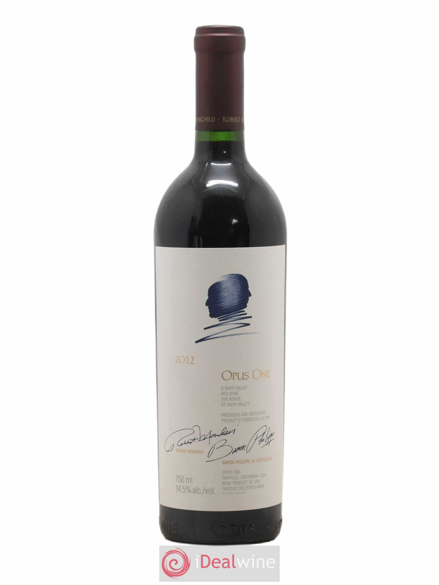 Napa Valley Opus One Robert Mondavi 2012 - Lot de 1 bouteille - 0