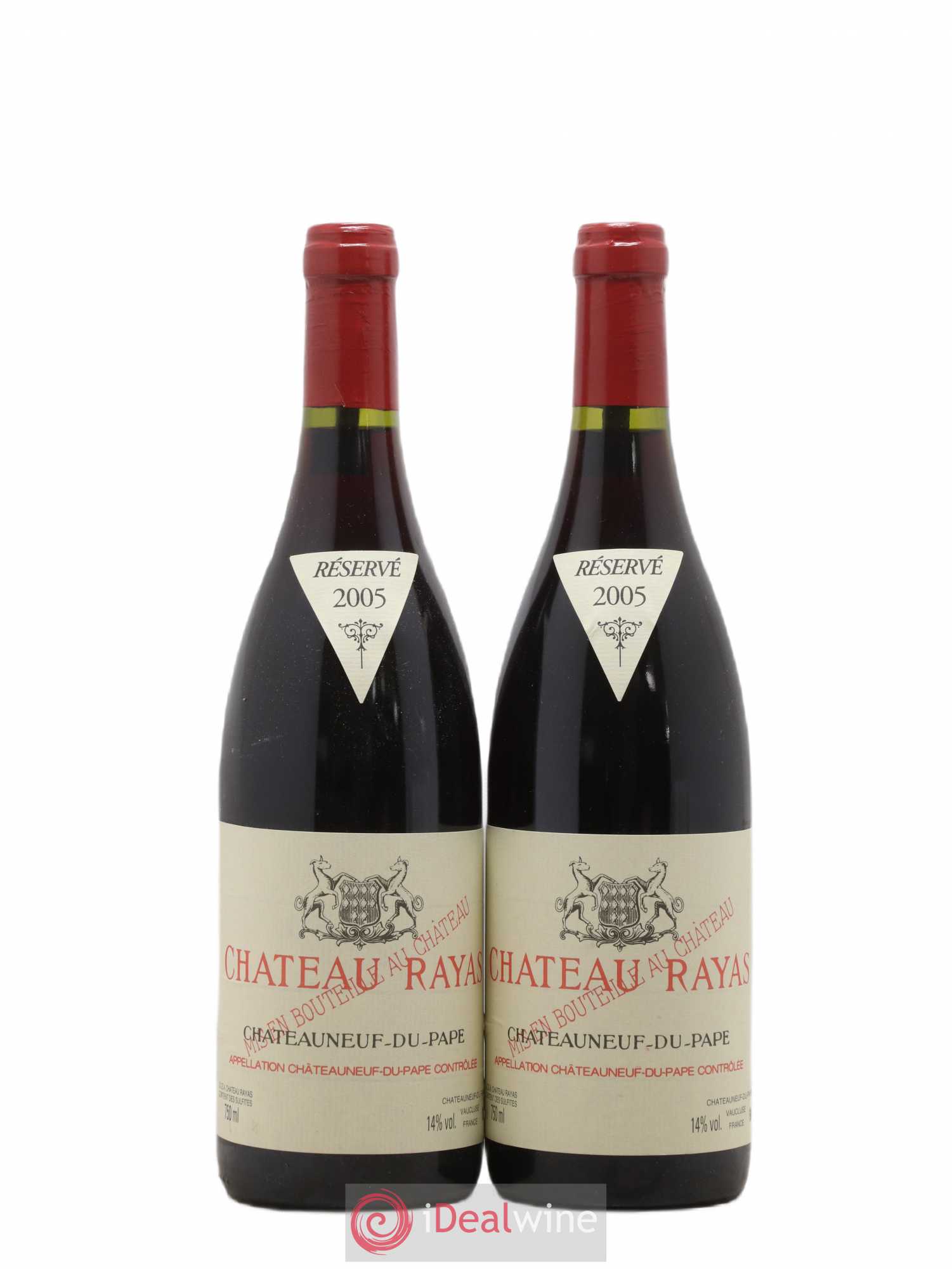 Châteauneuf-du-Pape Château Rayas Emmanuel Reynaud 2005 - Lot de 2 bouteilles - 0