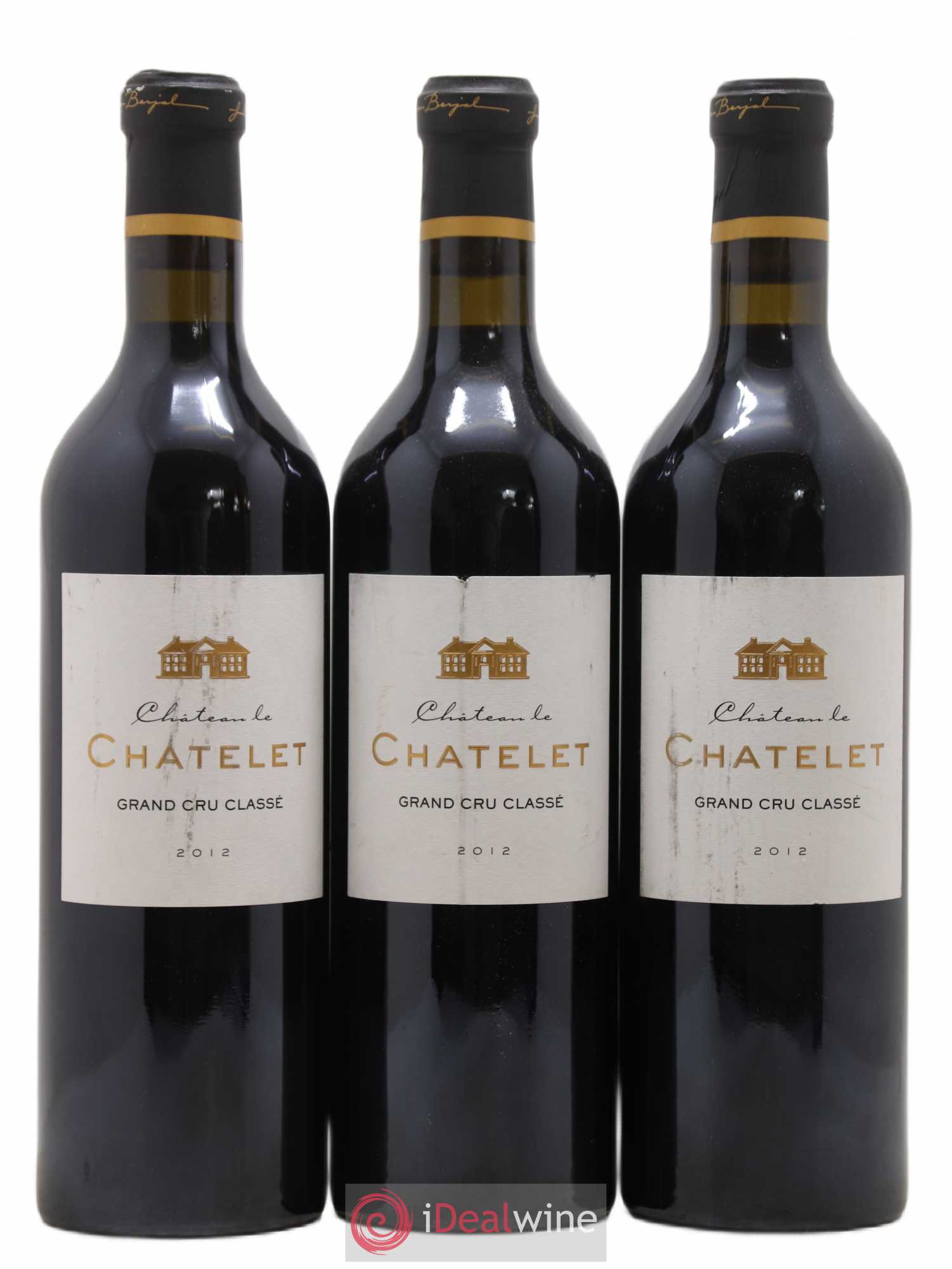 Saint-Émilion Grand Cru Le Chatelet 2012 - Lot de 3 bouteilles - 0