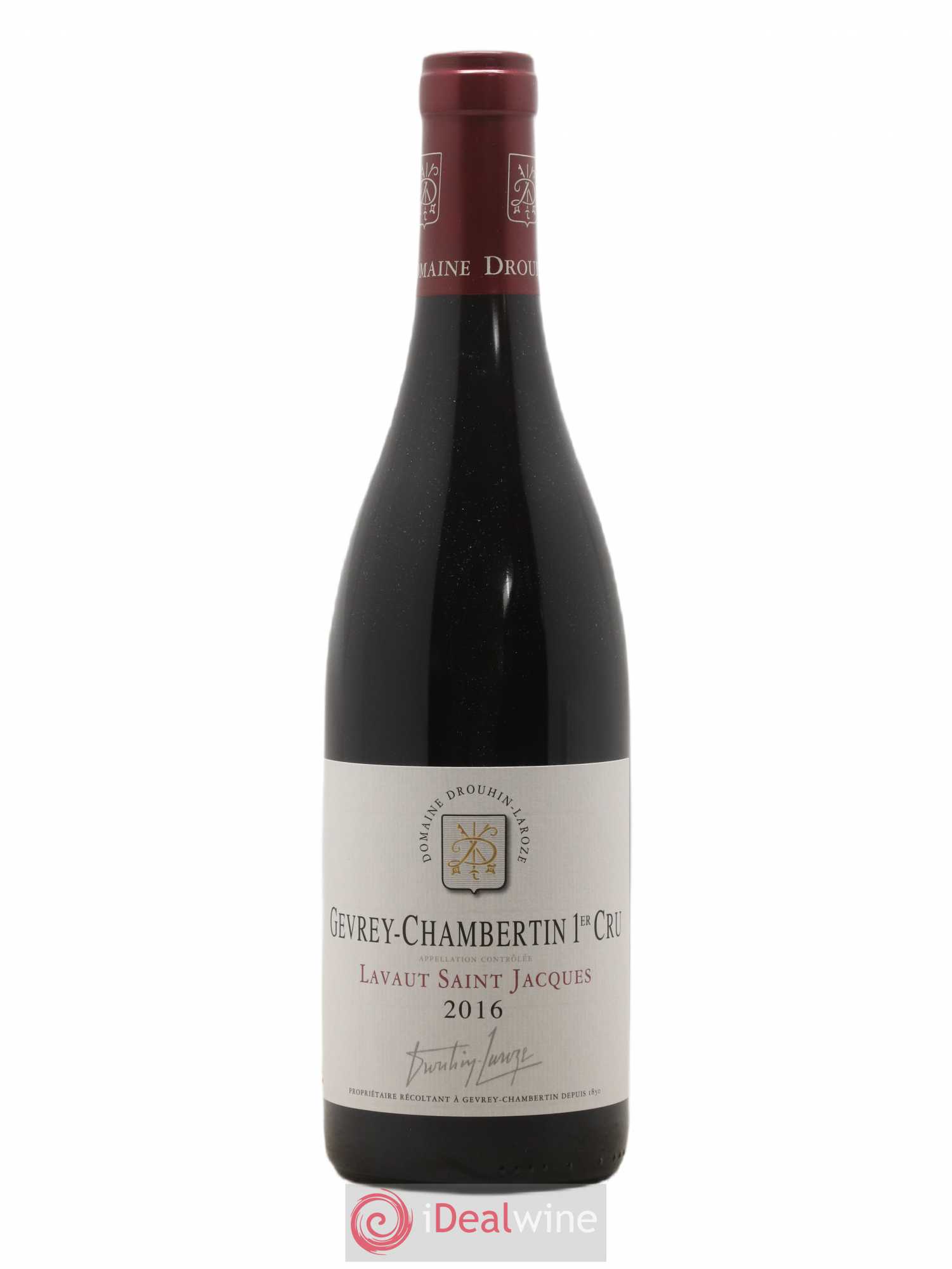 Gevrey-Chambertin 1er Cru Lavaut Saint-Jacques Domaine Drouhin-Laroze Jacques Laroze 2016 - Lot de 1 bouteille - 0