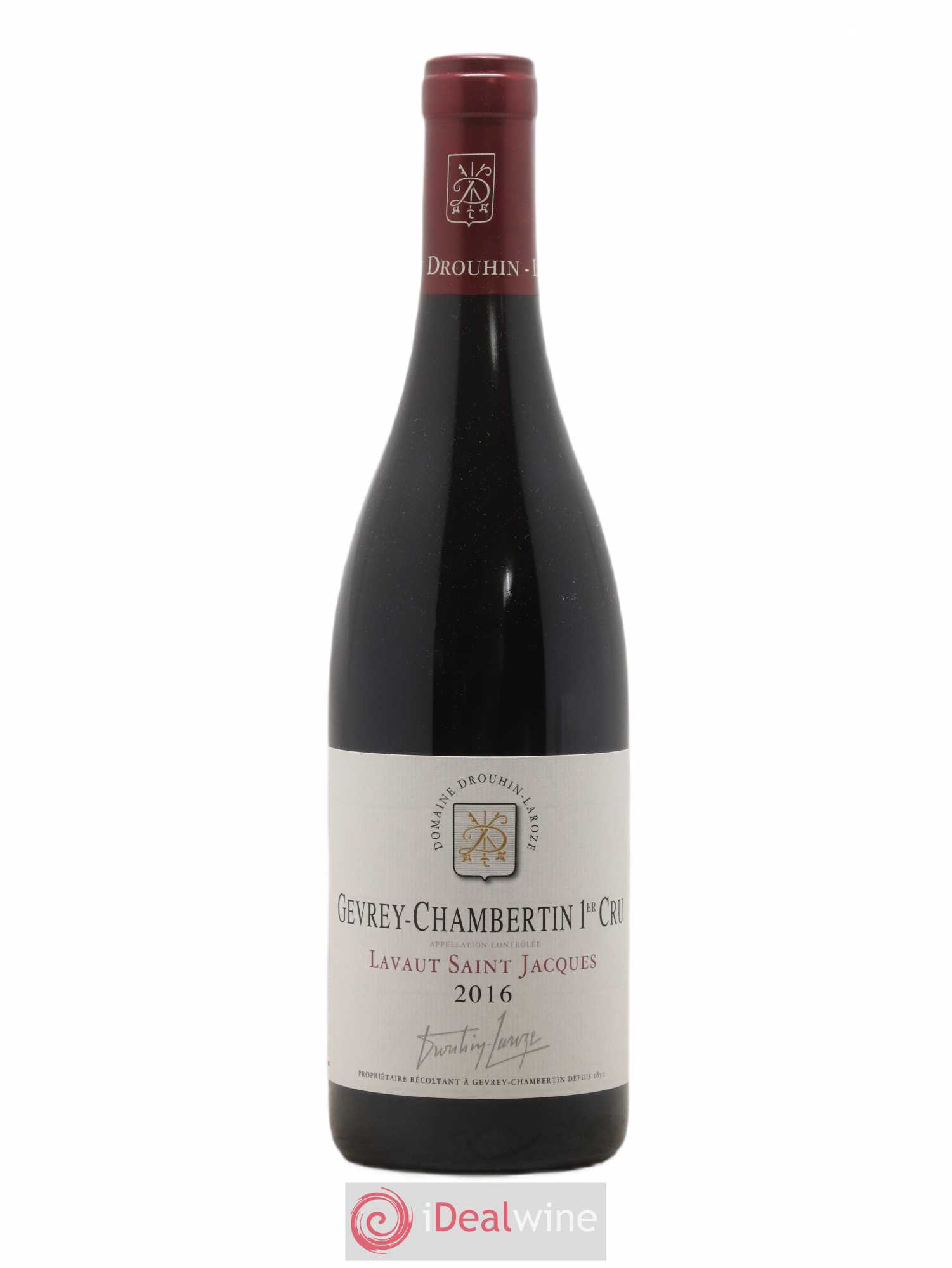 Gevrey-Chambertin 1er Cru Lavaut Saint-Jacques Domaine Drouhin-Laroze Jacques Laroze 2016 - Lot de 1 bouteille - 0