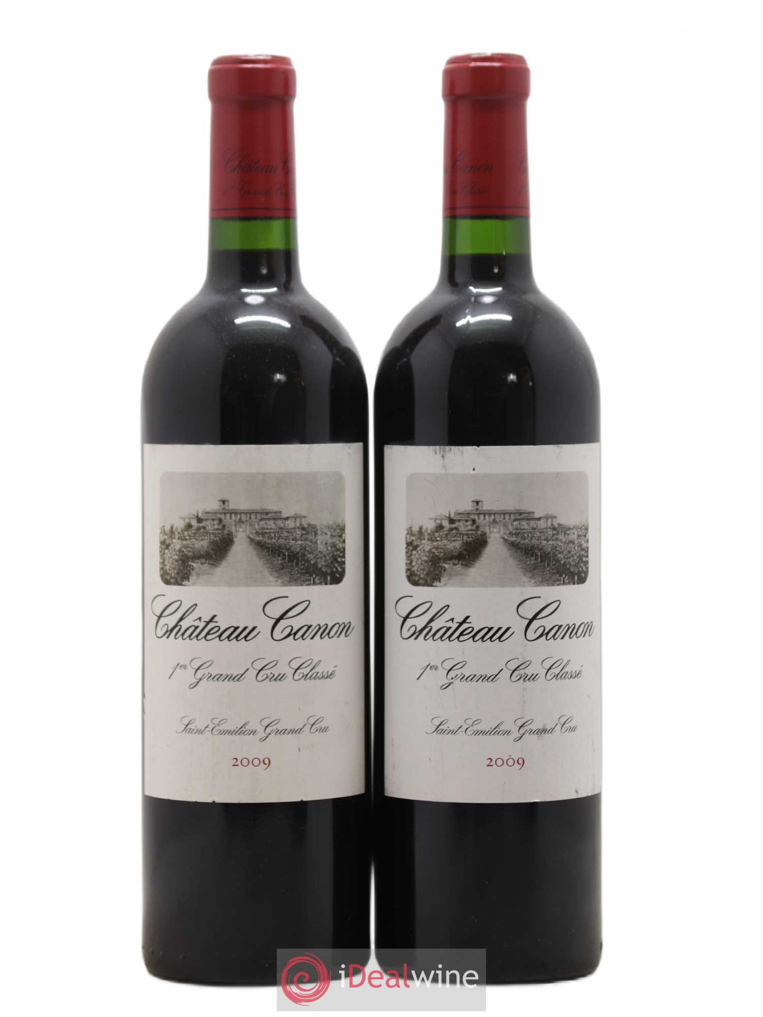 Château Canon 1er Grand Cru Classé B 2009 - Lot de 2 bouteilles - 0