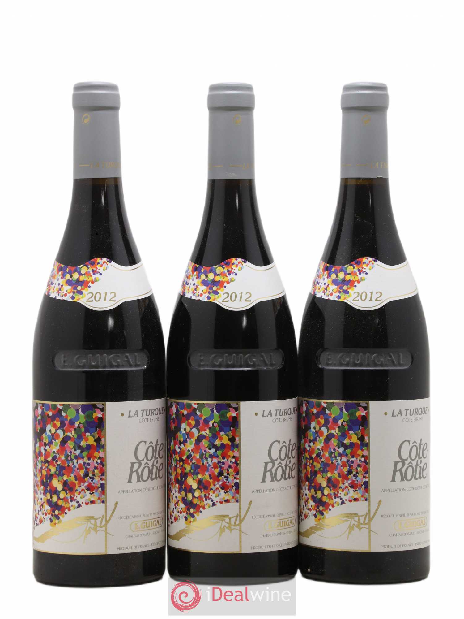 Côte-Rôtie La Turque Guigal 2012 - Lot de 3 bouteilles - 0