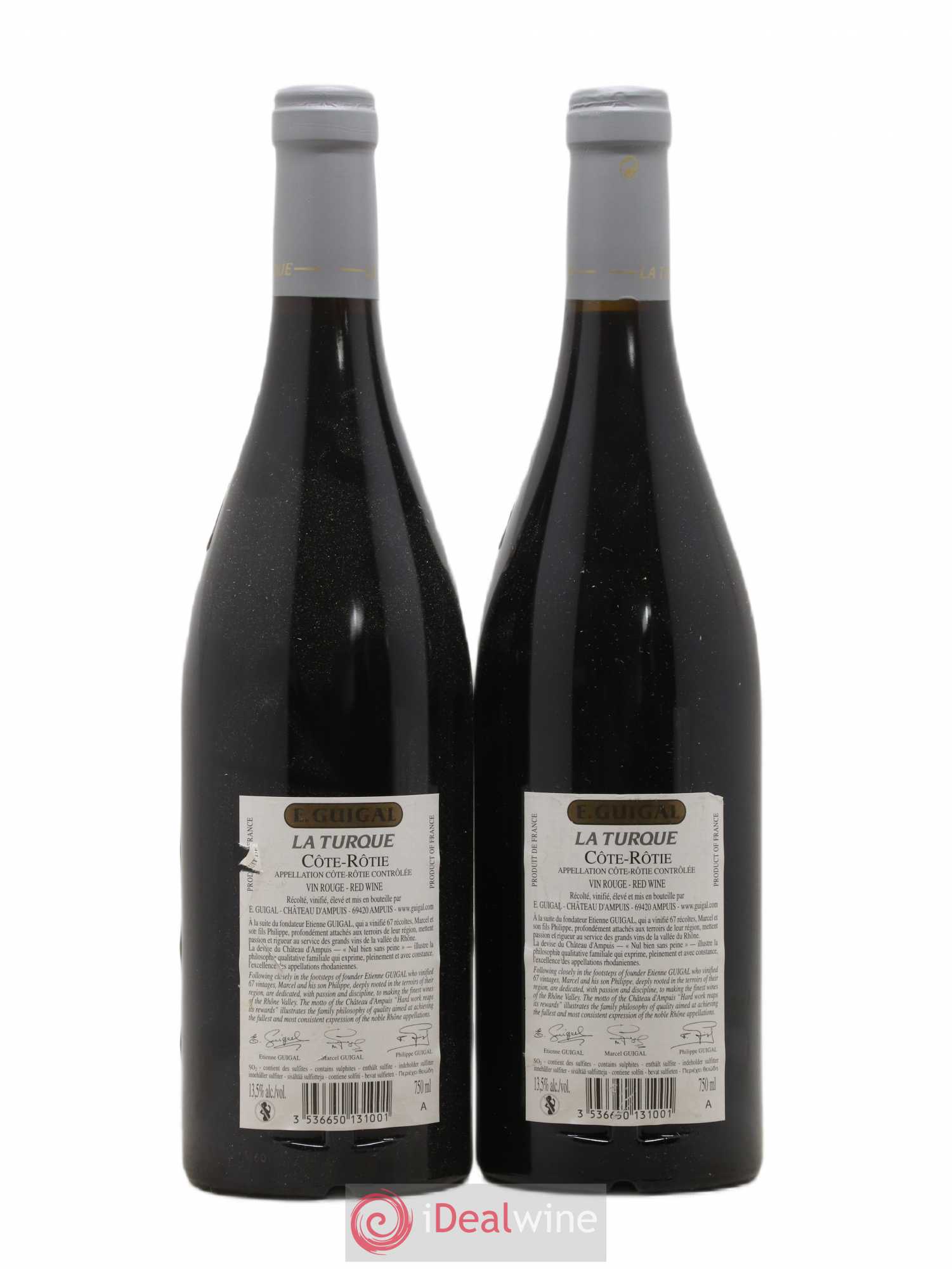 Côte-Rôtie La Turque Guigal 2012 - Lot de 2 bouteilles - 1
