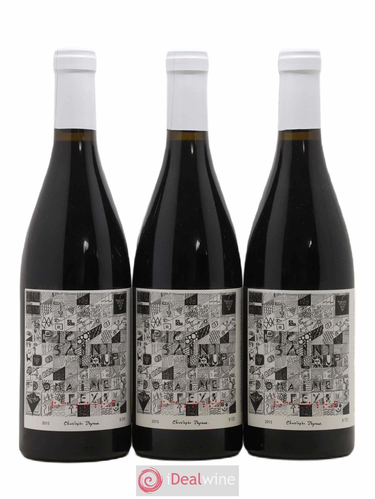 Pic Saint-Loup Clos des Reboussiers 2015 - Lot de 3 bouteilles - 0