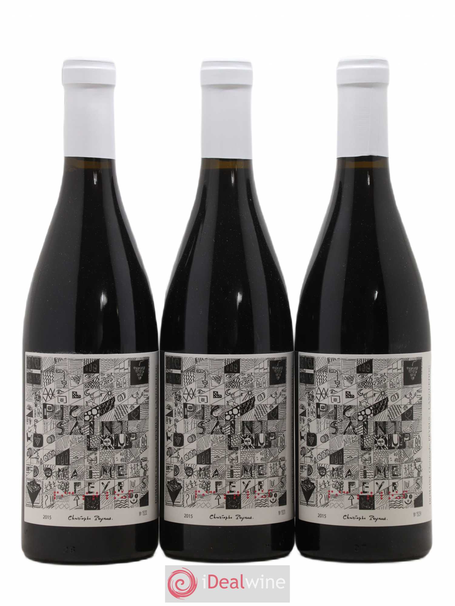 Pic Saint-Loup Clos des Reboussiers 2015 - Lot de 3 bouteilles - 0
