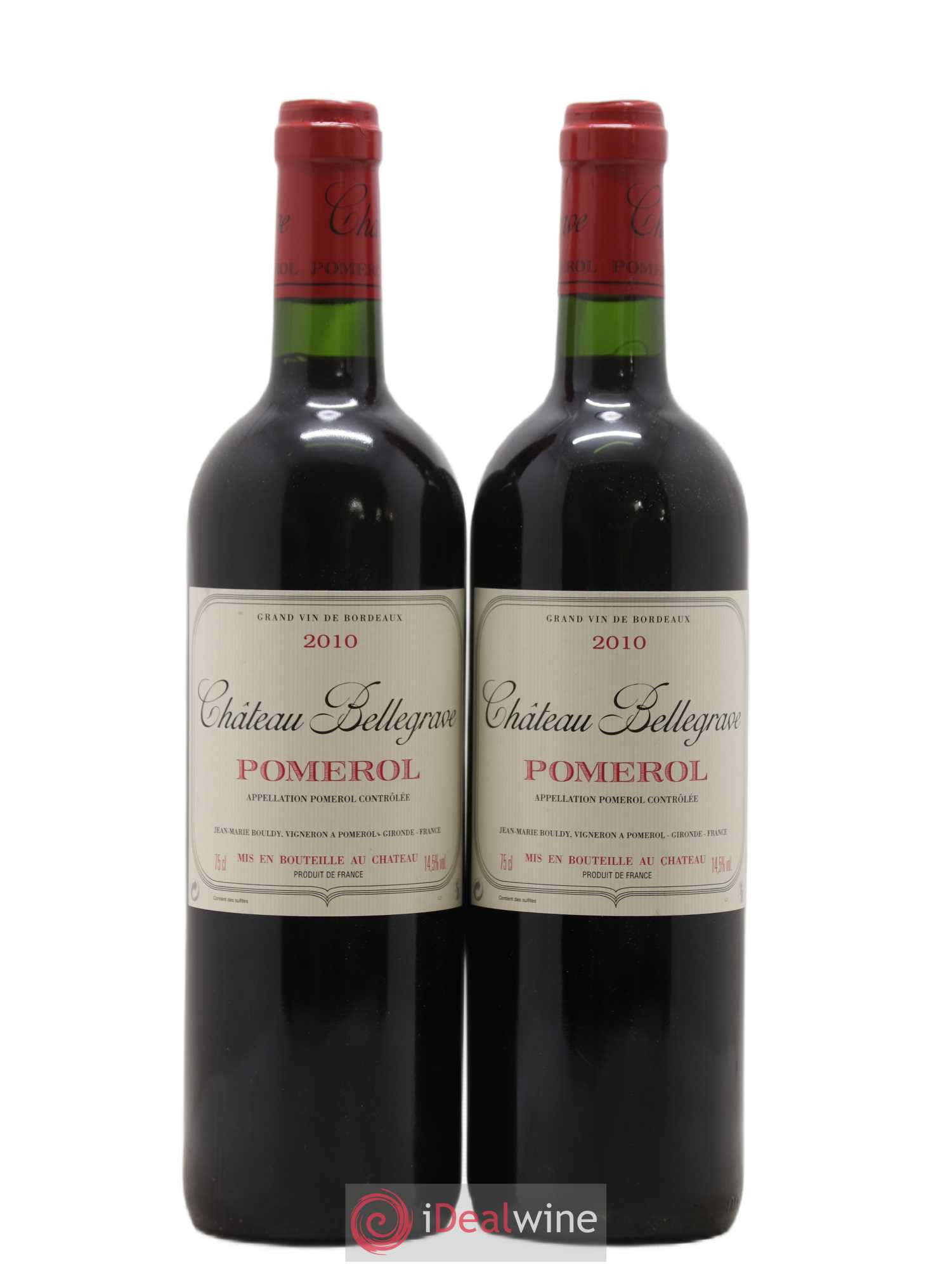 Château Bellegrave 2010 - Lot de 2 bouteilles - 0