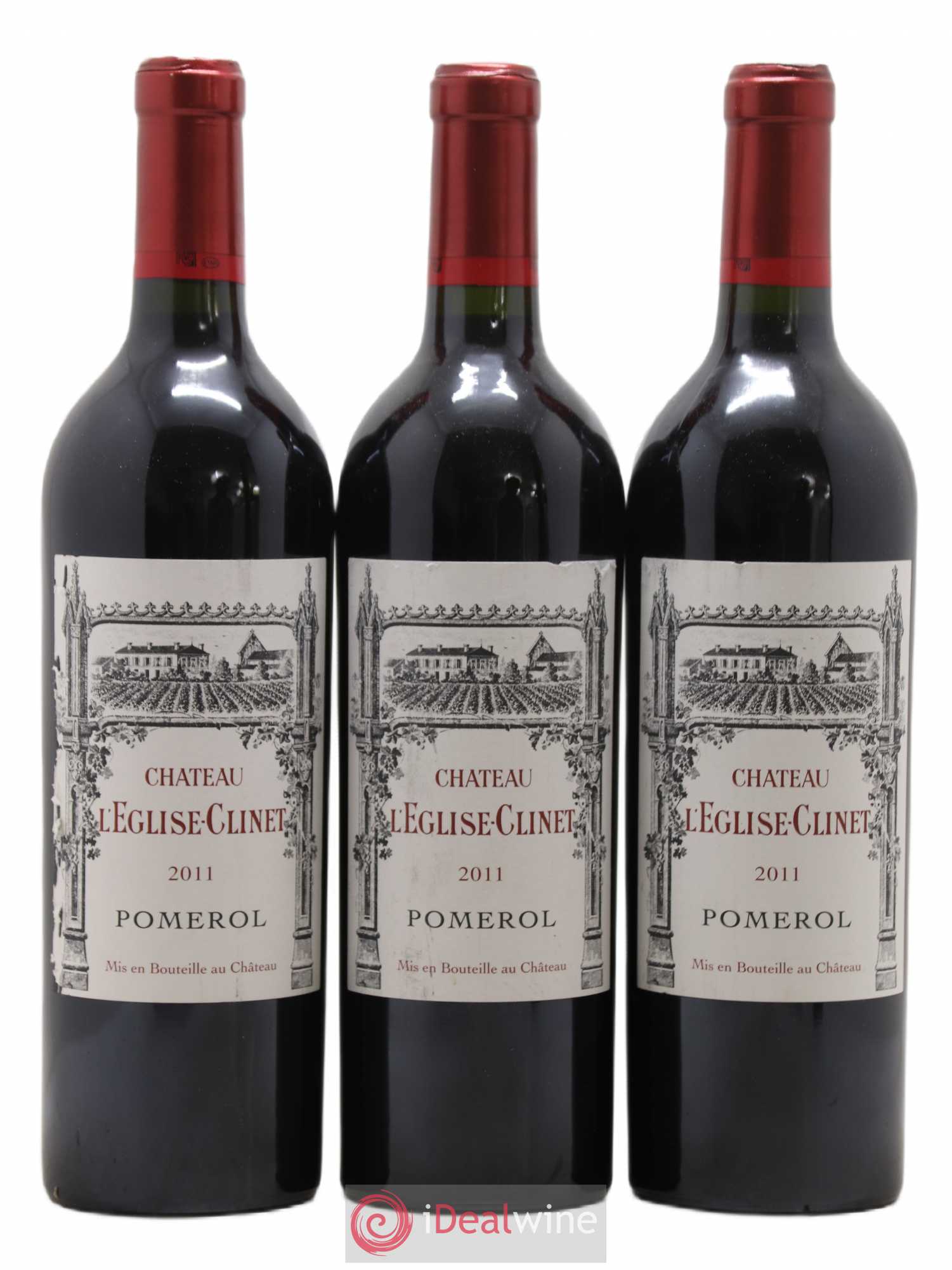 Château l' Église Clinet 2011 - Lot de 3 bouteilles - 0