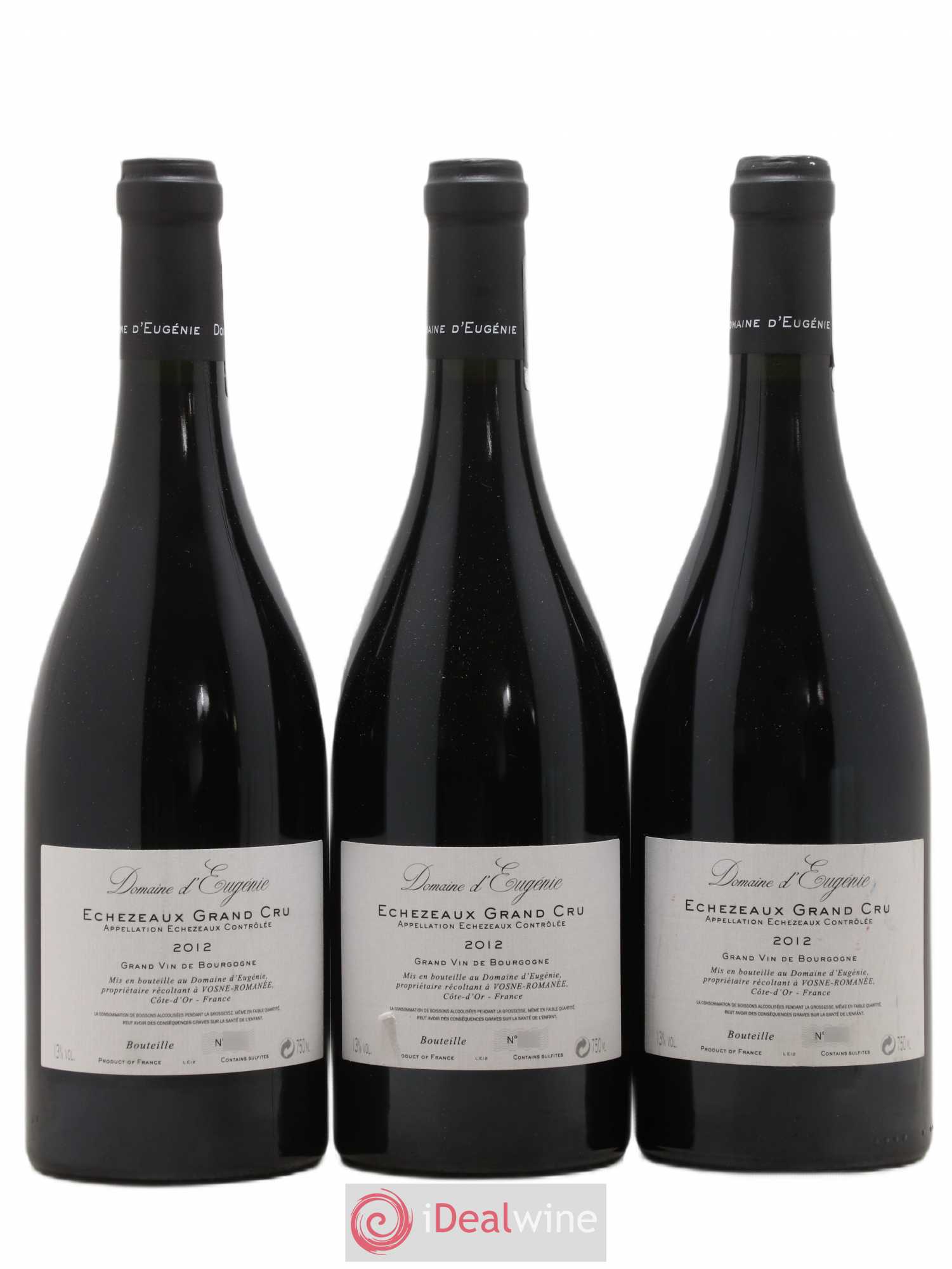 Echezeaux Grand Cru René Engel - Eugénie (Domaine) 2012 - Lot de 3 bouteilles - 1
