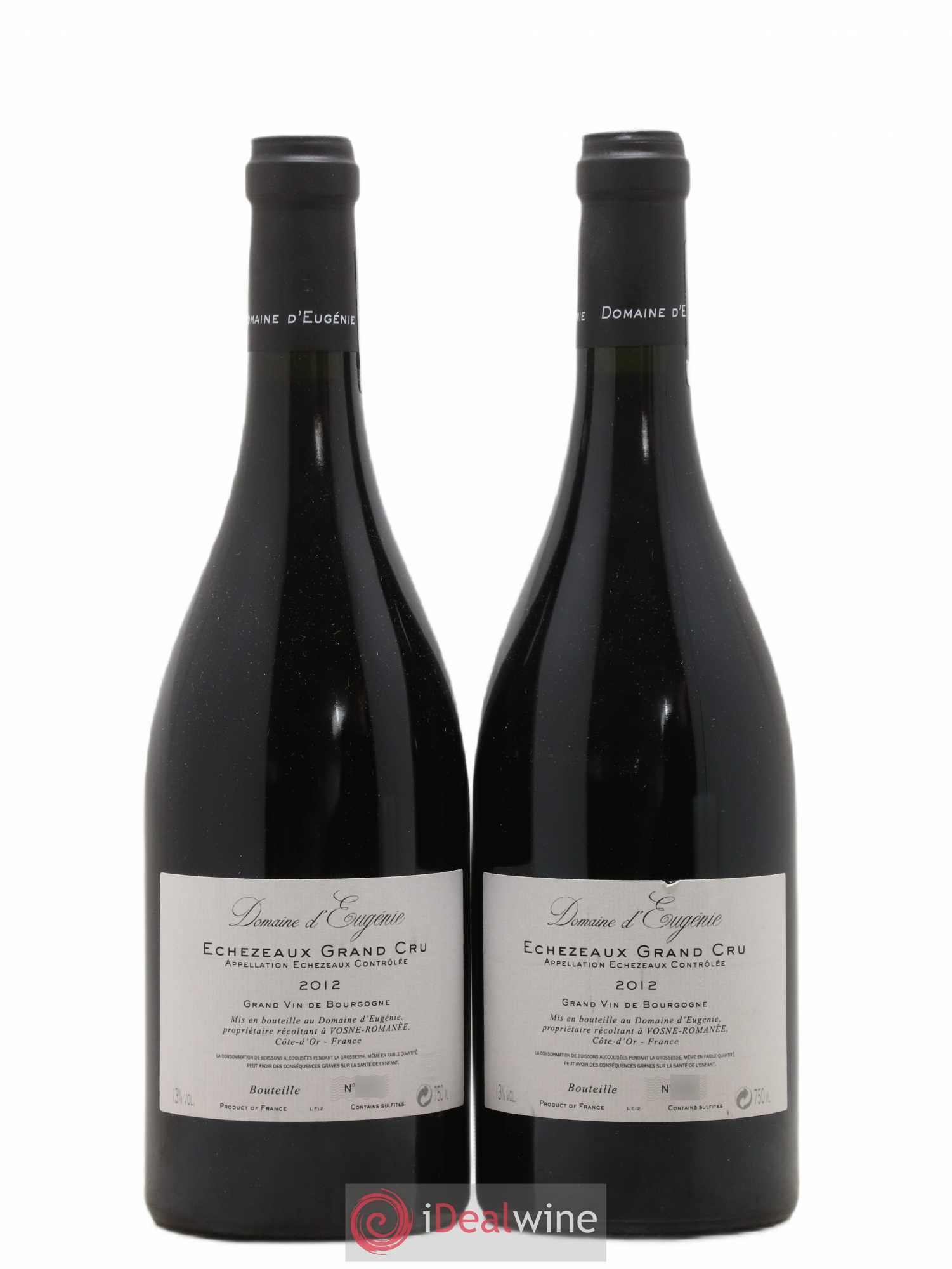 Echezeaux Grand Cru René Engel - Eugénie (Domaine) 2012 - Lot de 2 bouteilles - 1