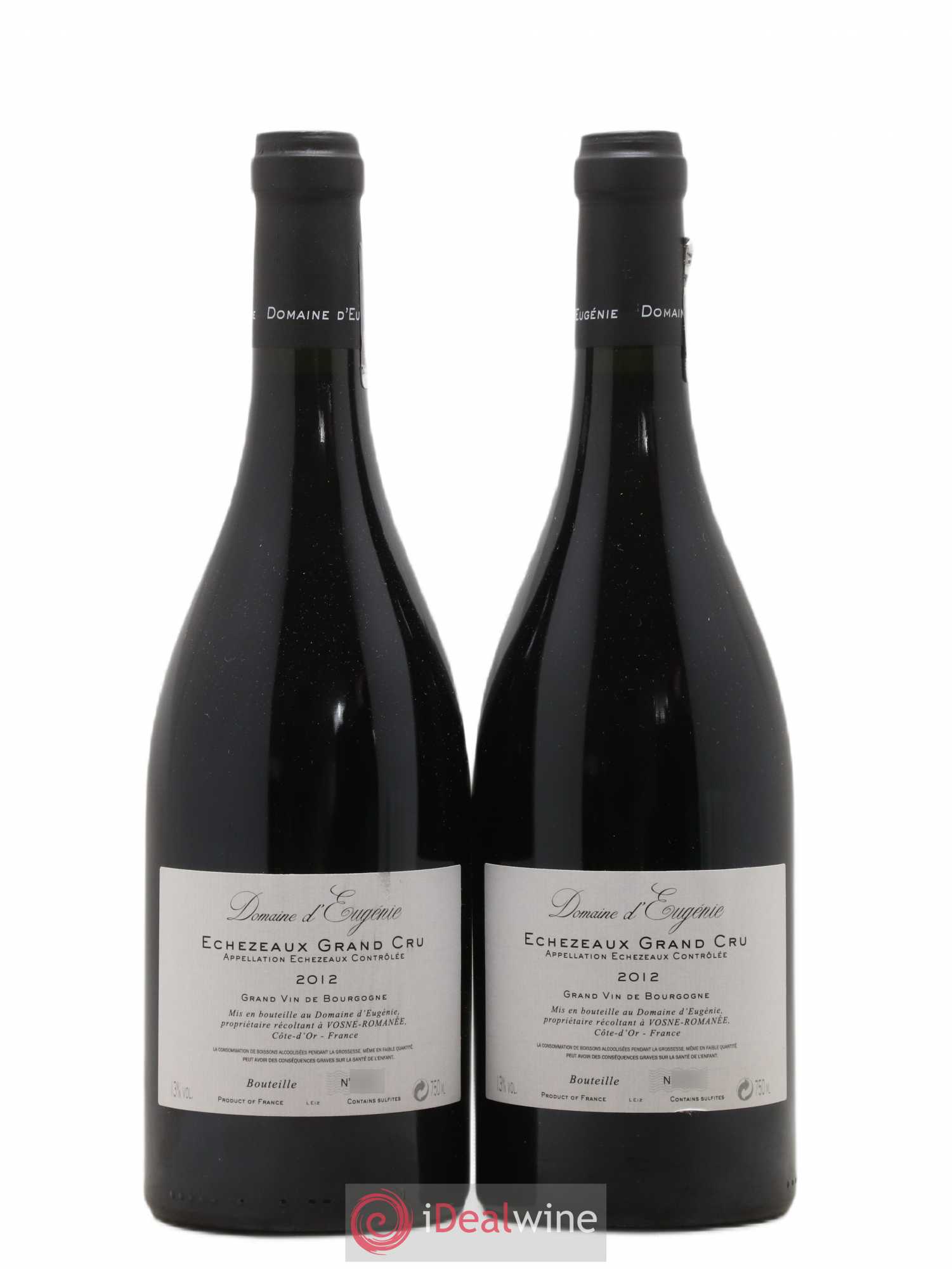 Echezeaux Grand Cru René Engel - Eugénie (Domaine) 2012 - Lot de 2 bouteilles - 1