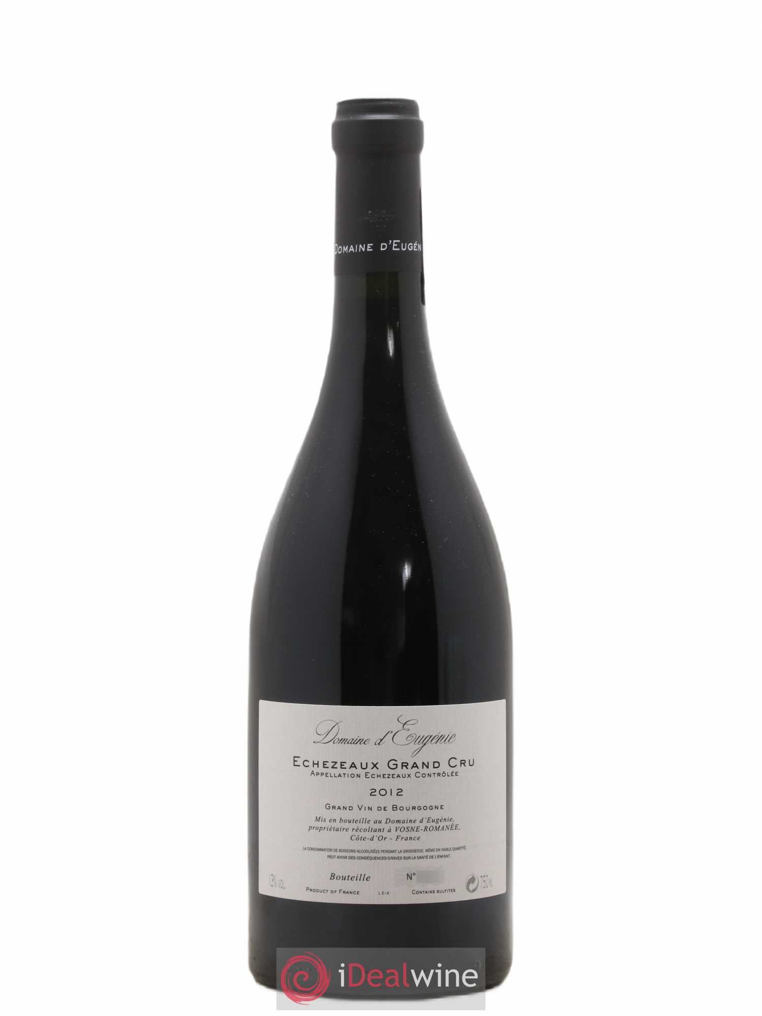Echezeaux Grand Cru René Engel - Eugénie (Domaine) 2012 - Lot de 1 bouteille - 1