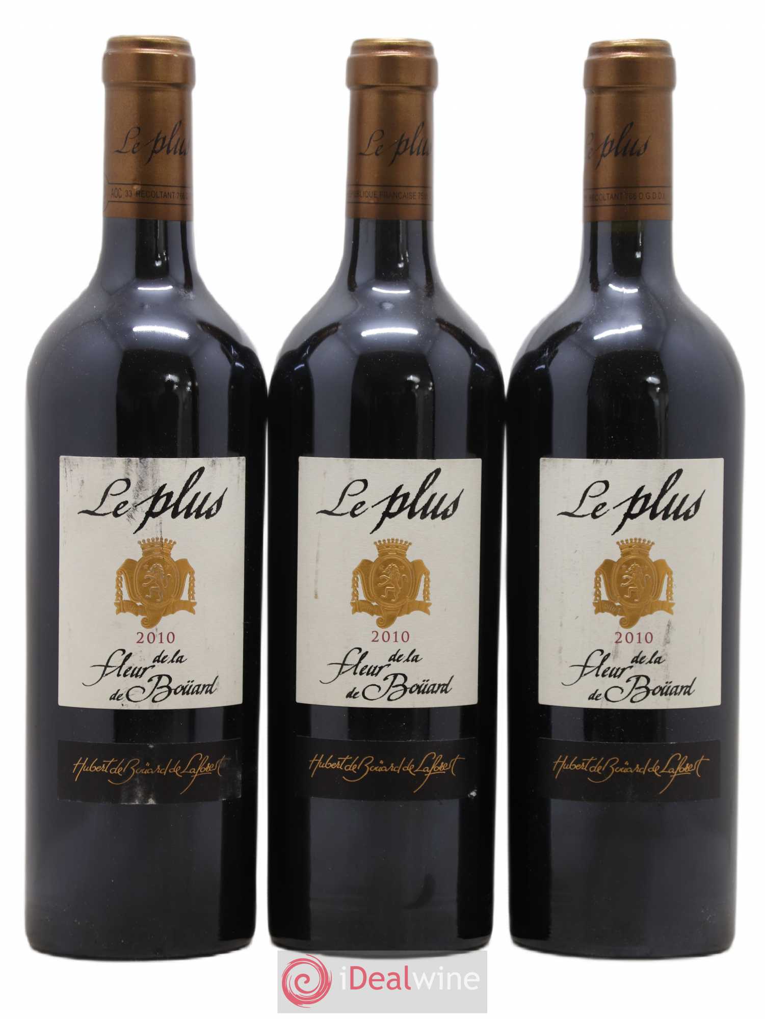 Le Plus de la Fleur de Boüard 2010 - Lot de 3 bouteilles - 0