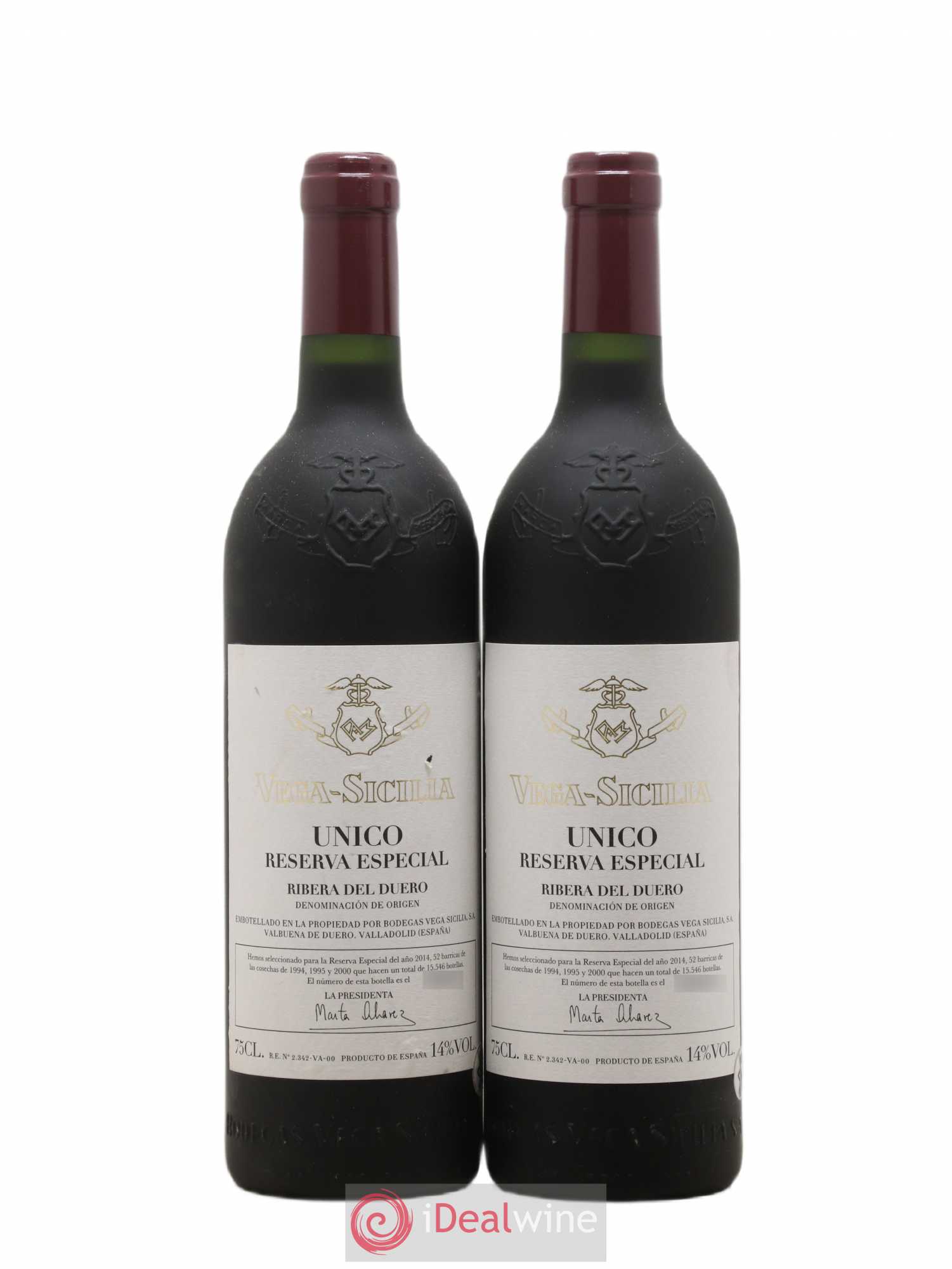 Ribera Del Duero Vega Sicilia Unico Reserva Especial Famille Alvarez - Lot de 2 bouteilles - 0